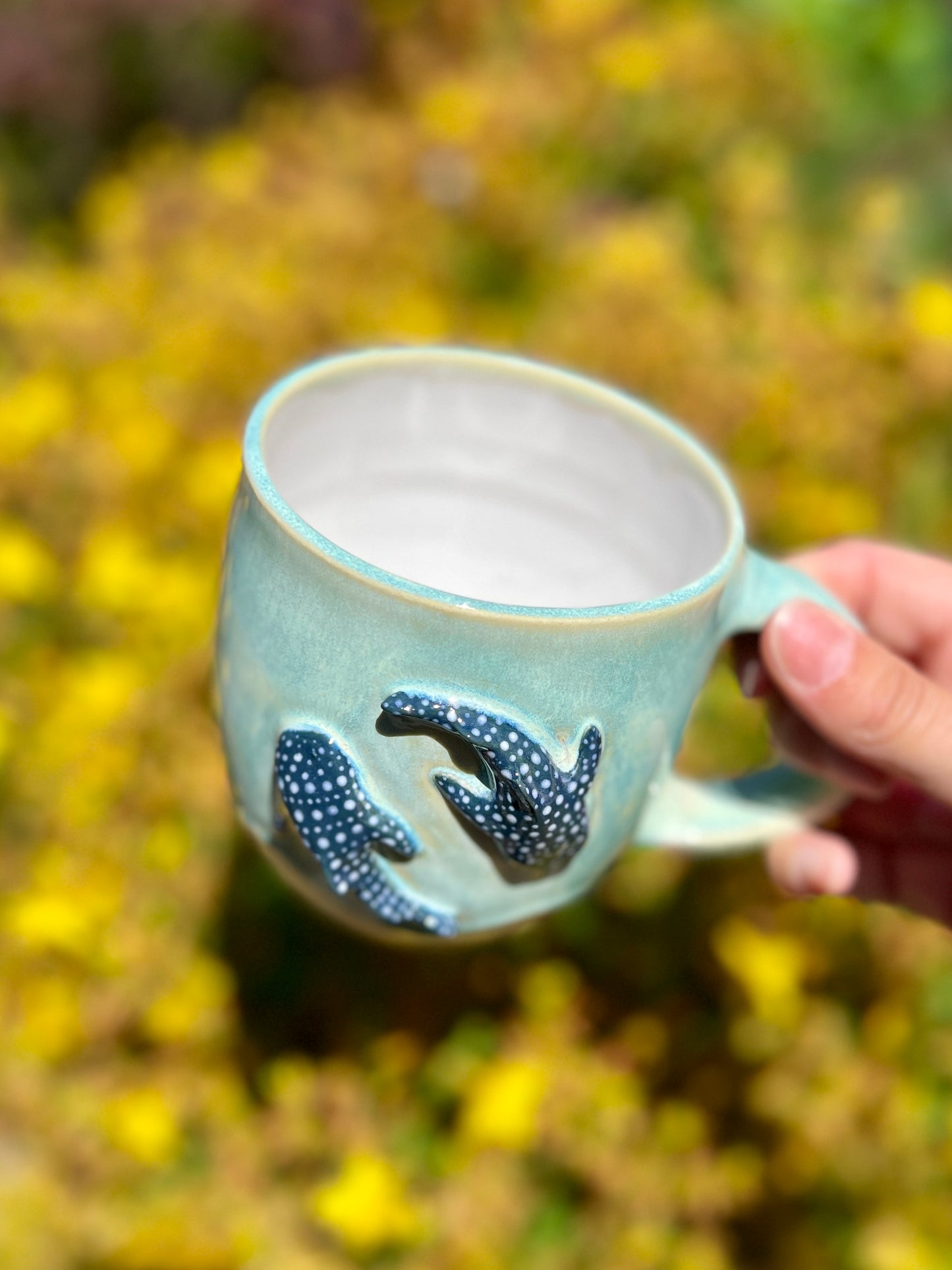 Yin Yang Whale Shark Mug (16oz)