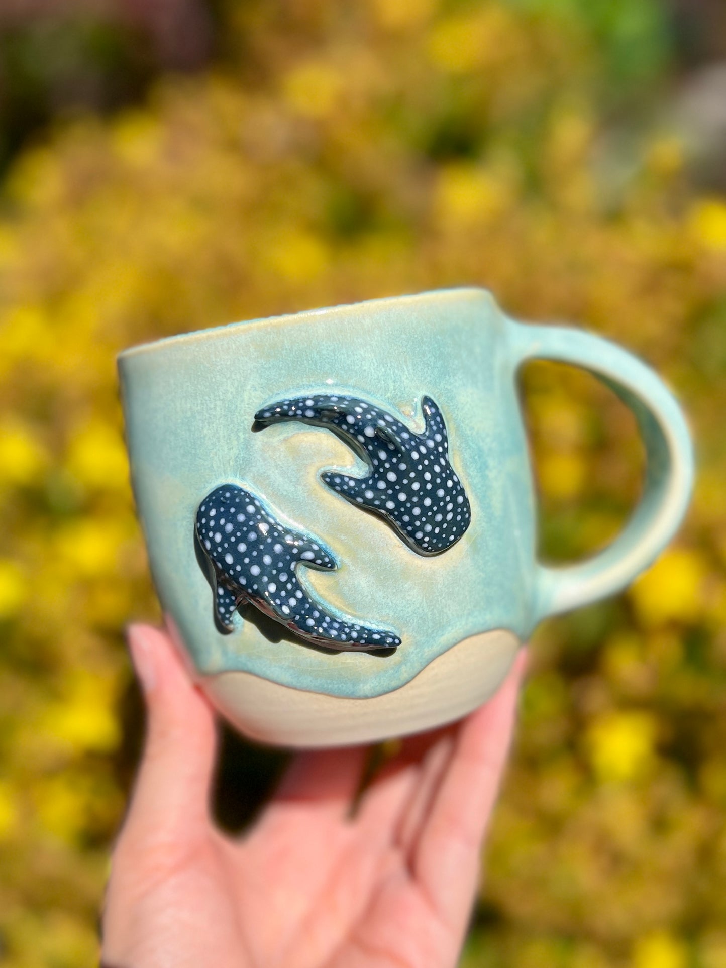Yin Yang Whale Shark Mug (16oz)