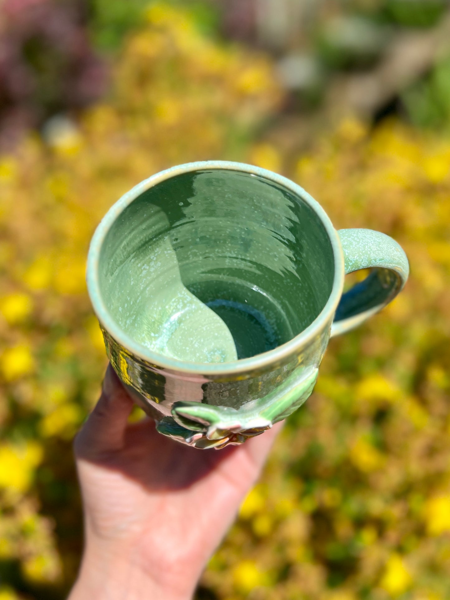 Jade Plumeria Plant Mug (16oz)