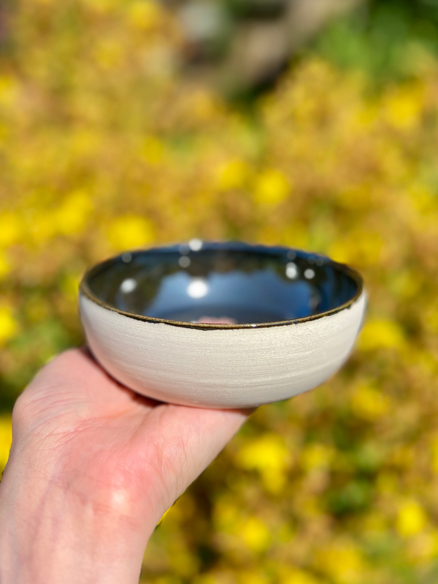 Mirror-shine Hibiscus Trinket Dish (not food safe)