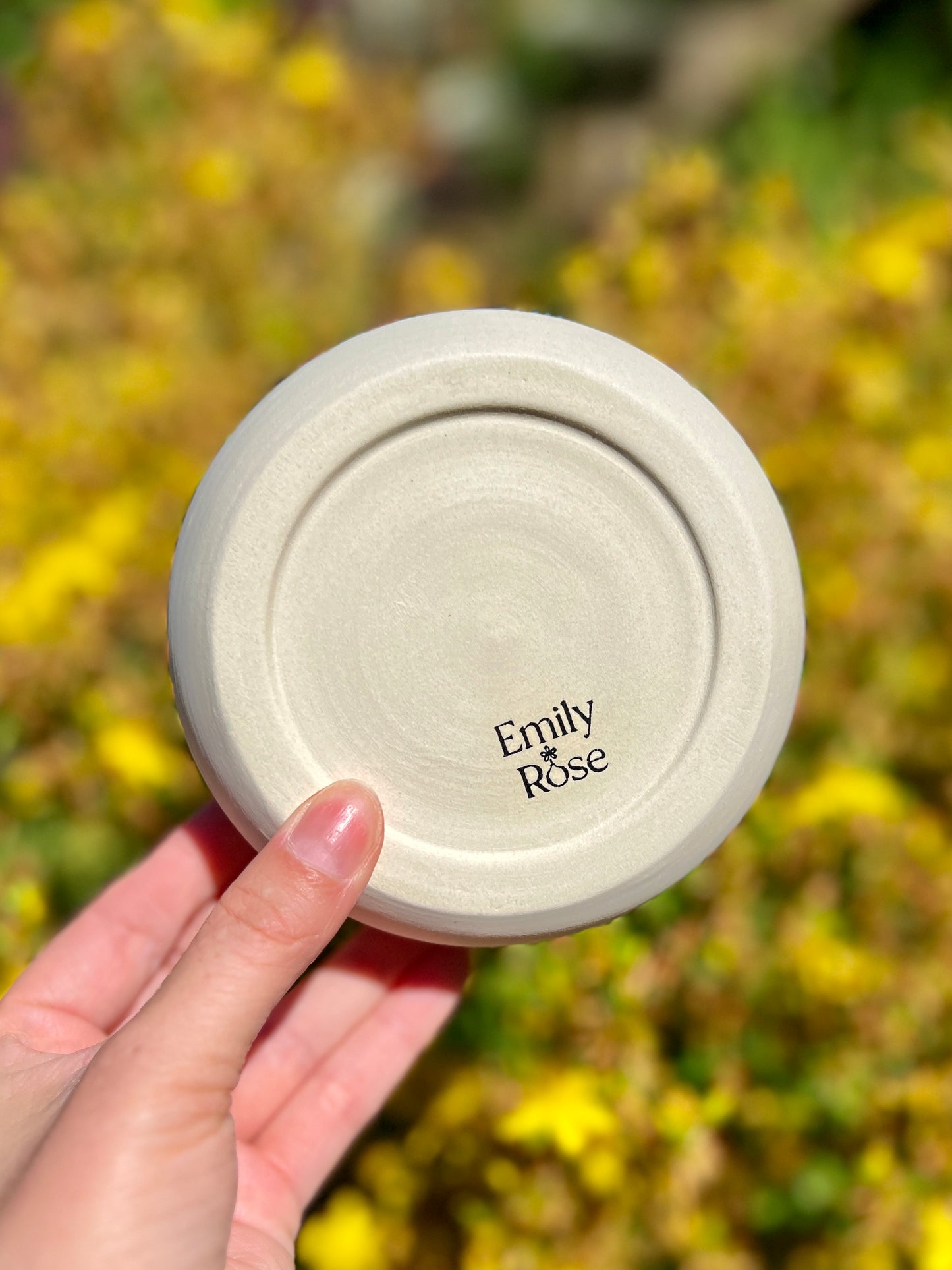 Mirror-shine Hibiscus Trinket Dish (not food safe)