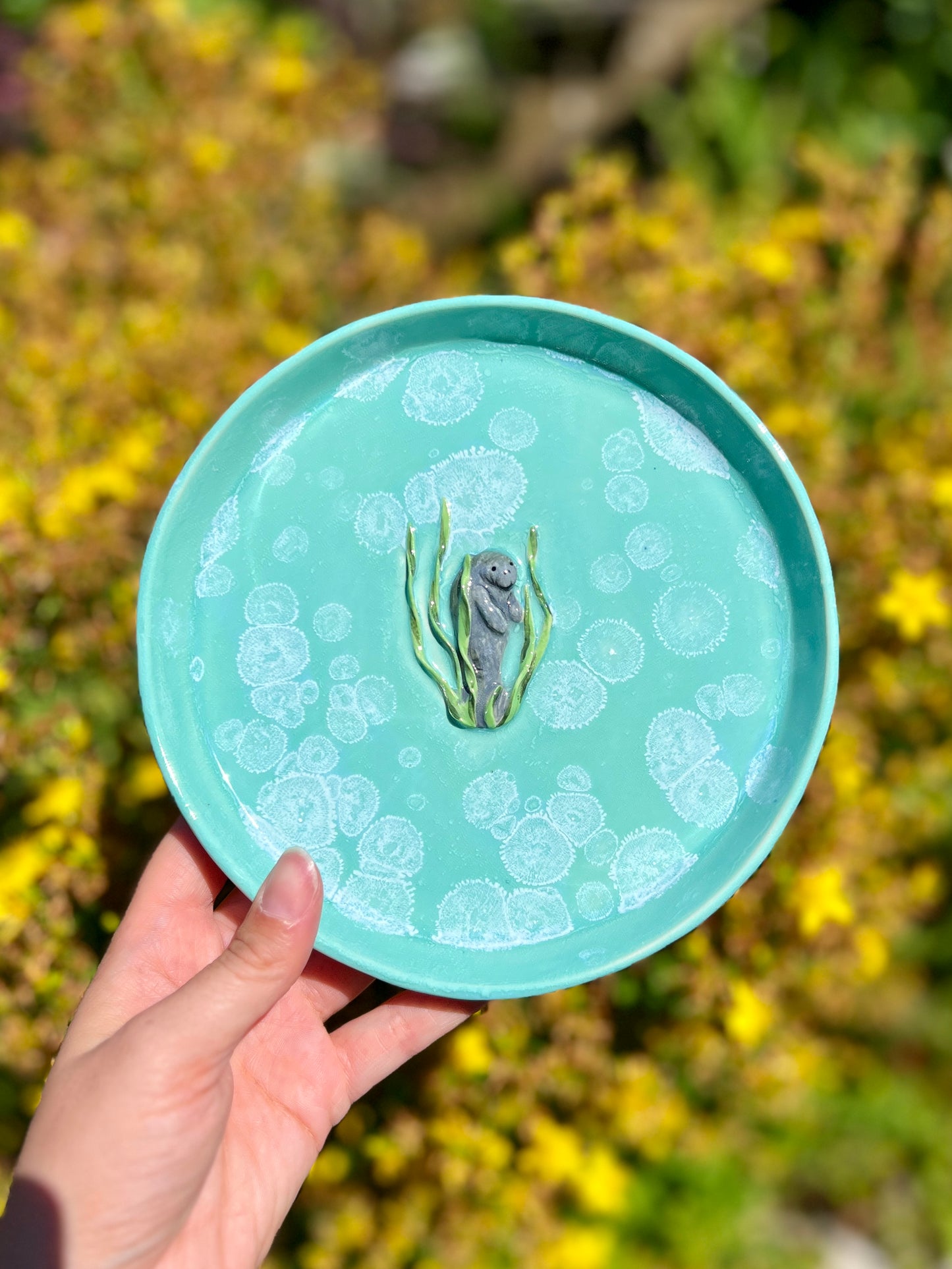 Manatee Grass Forest Plate (7" D)
