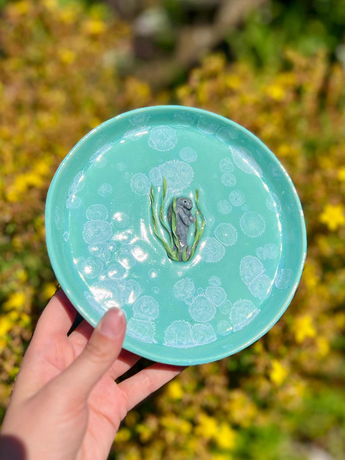 Manatee Grass Forest Plate (7" D)