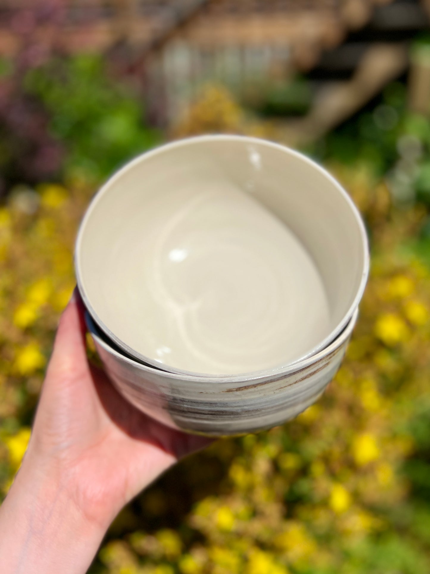 Red Clay Marble Bowls (Set of two 32oz)