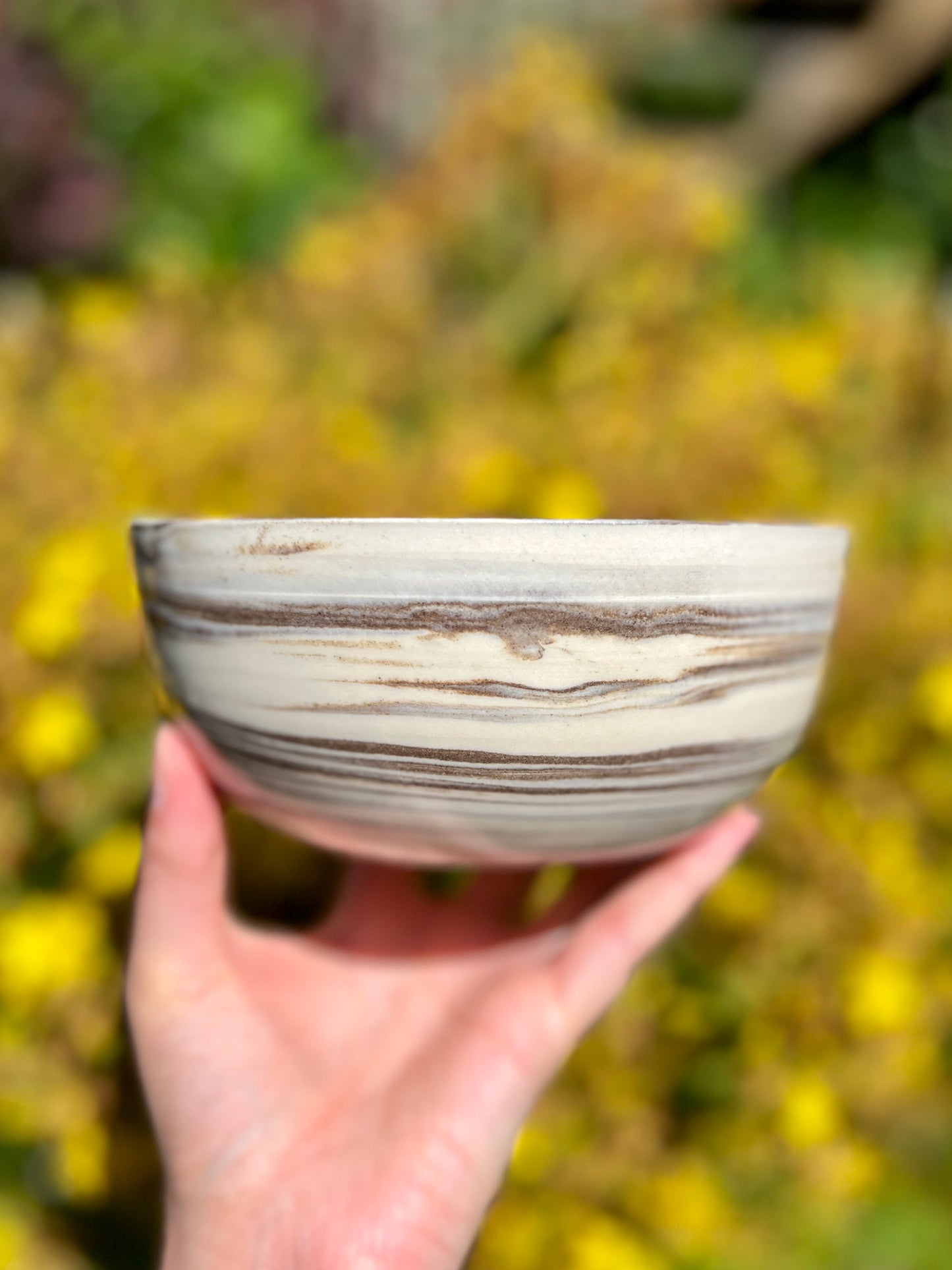 Red Clay Marble Bowls (Set of two 32oz)