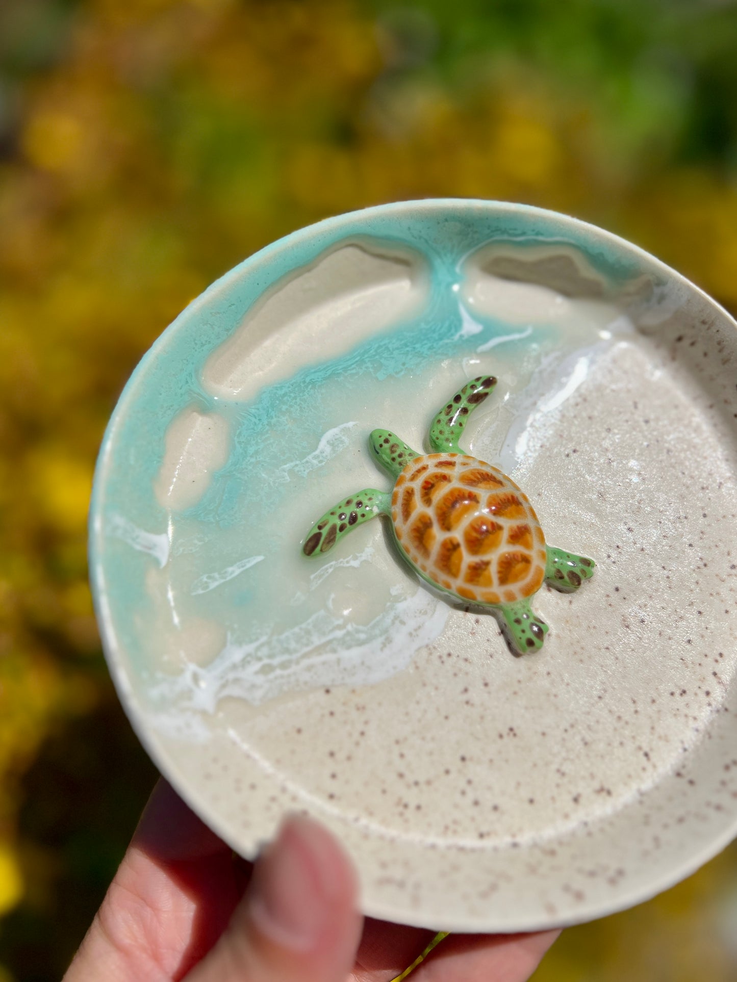 Honu Trinket Dish (L1 Oopsie, D 5")