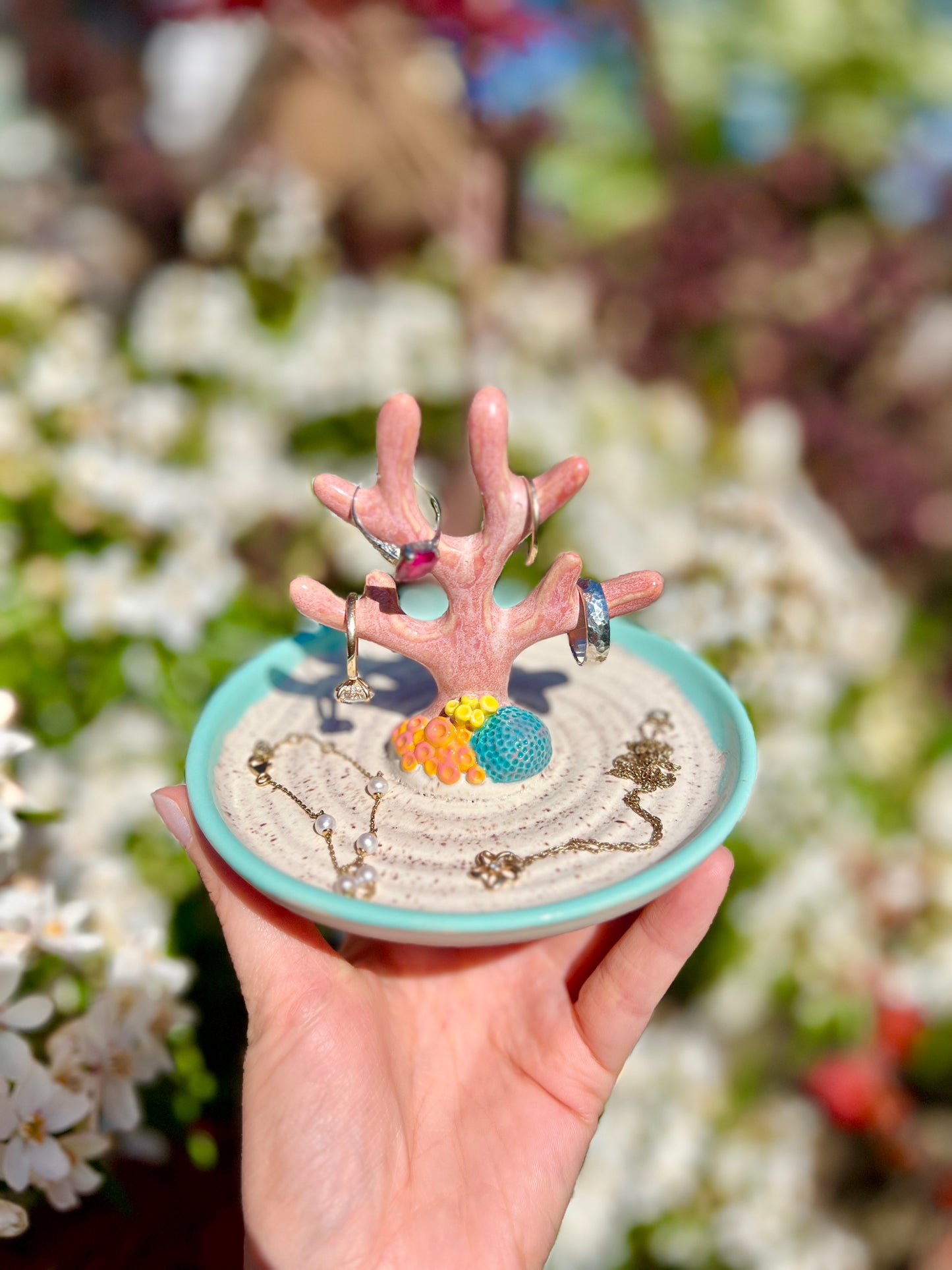 Coral Ring Holder