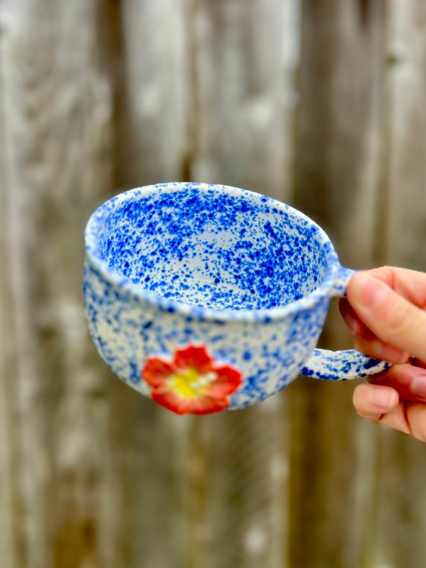 Hibiscus Cappuccino Mug (15oz)