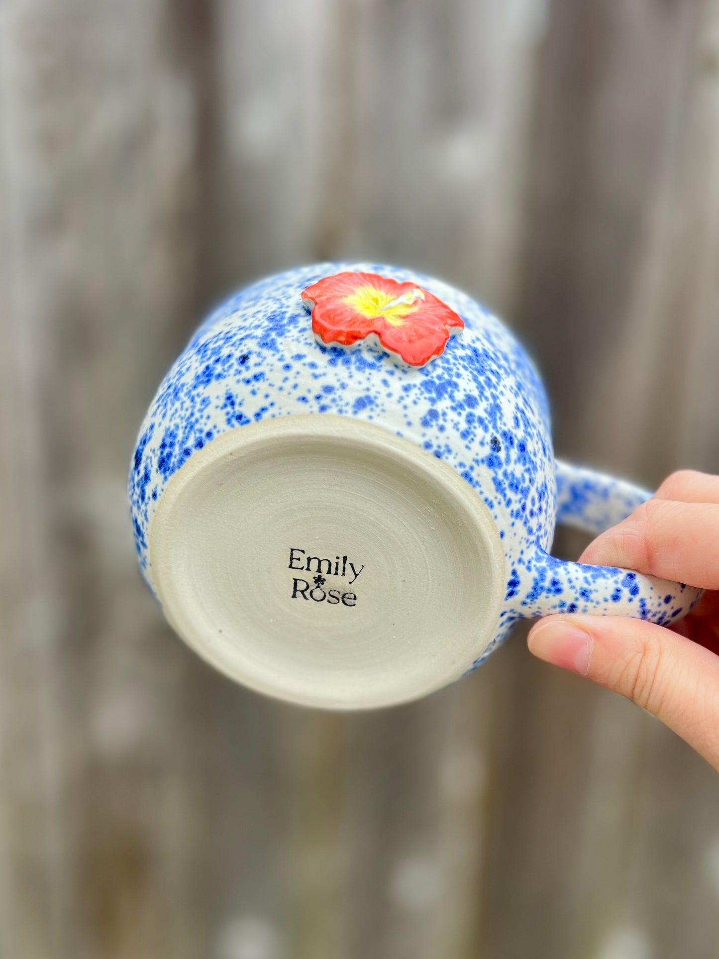 Hibiscus Cappuccino Mug (15oz)
