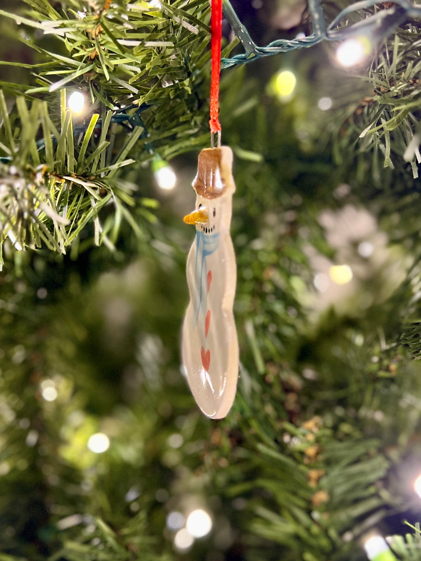 Frosty Snowman Christmas Ornament (3.5")