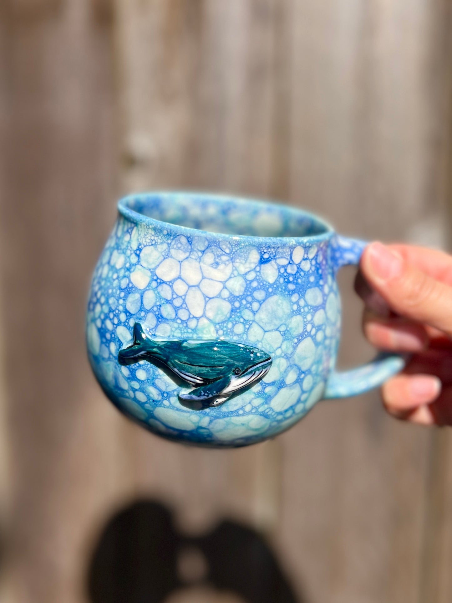 Humpack Whale Bubble Mug (17oz)