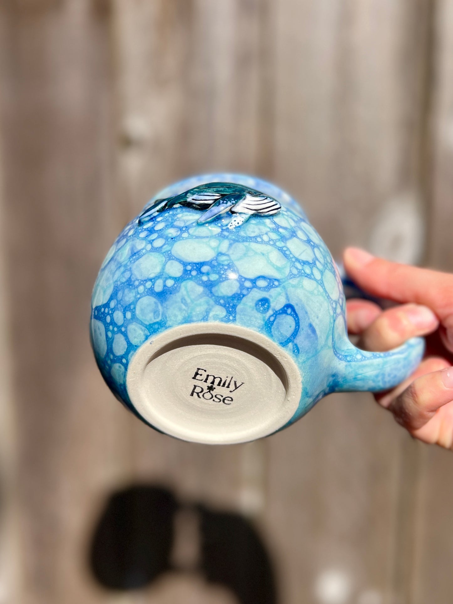 Humpack Whale Bubble Mug (17oz)