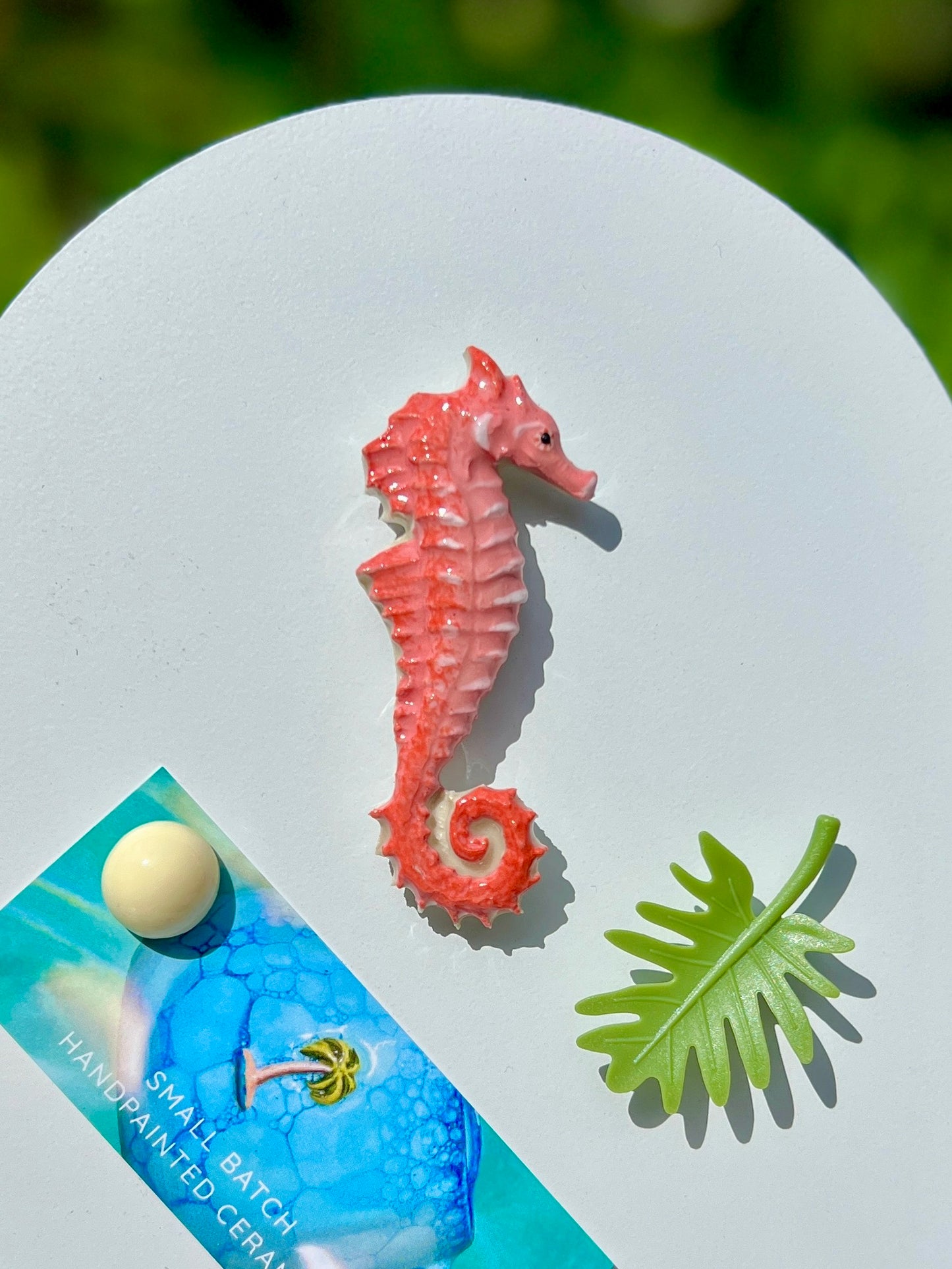 Pink Sea Horse Magnet