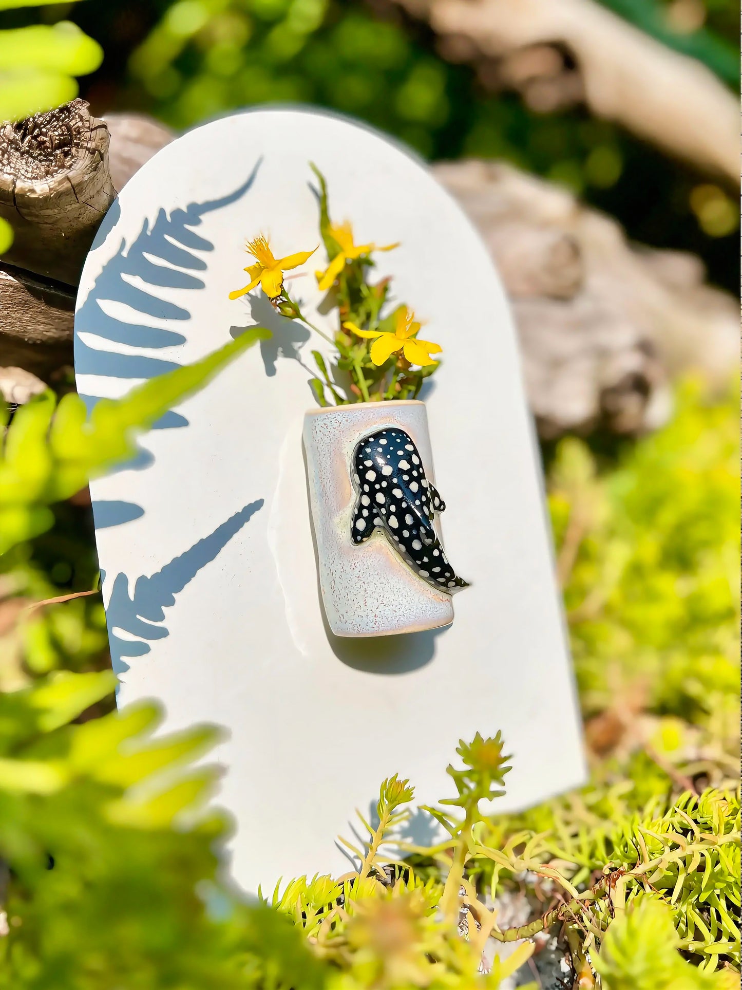 Whale Shark Vase Fridge Magnet