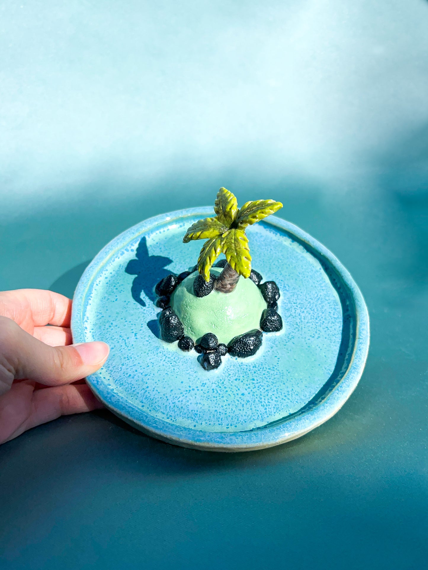 Paradise Island Trinket Plate