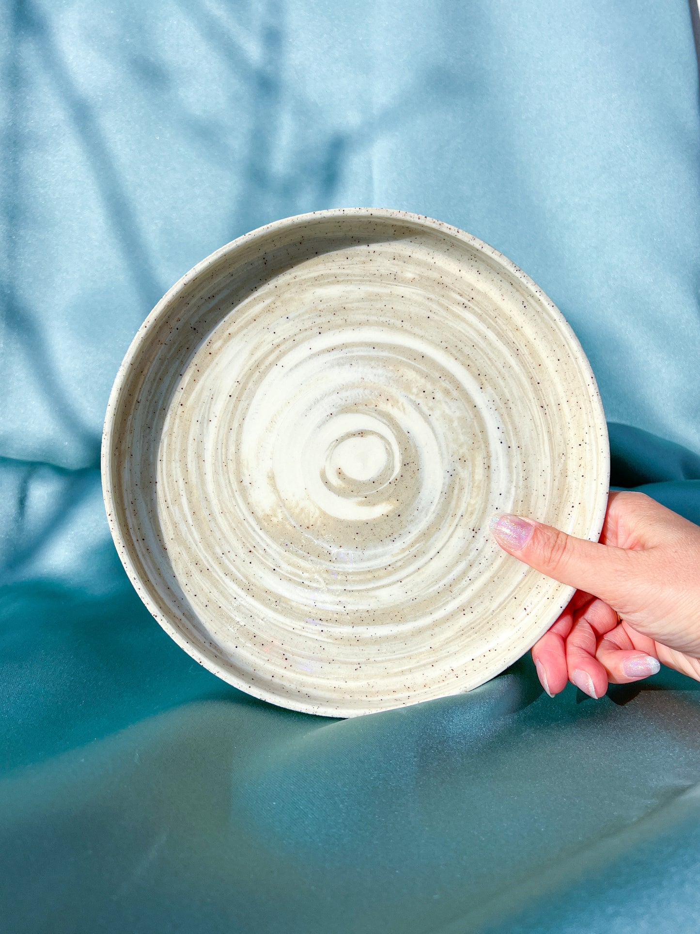 Sandy Swirl Plate