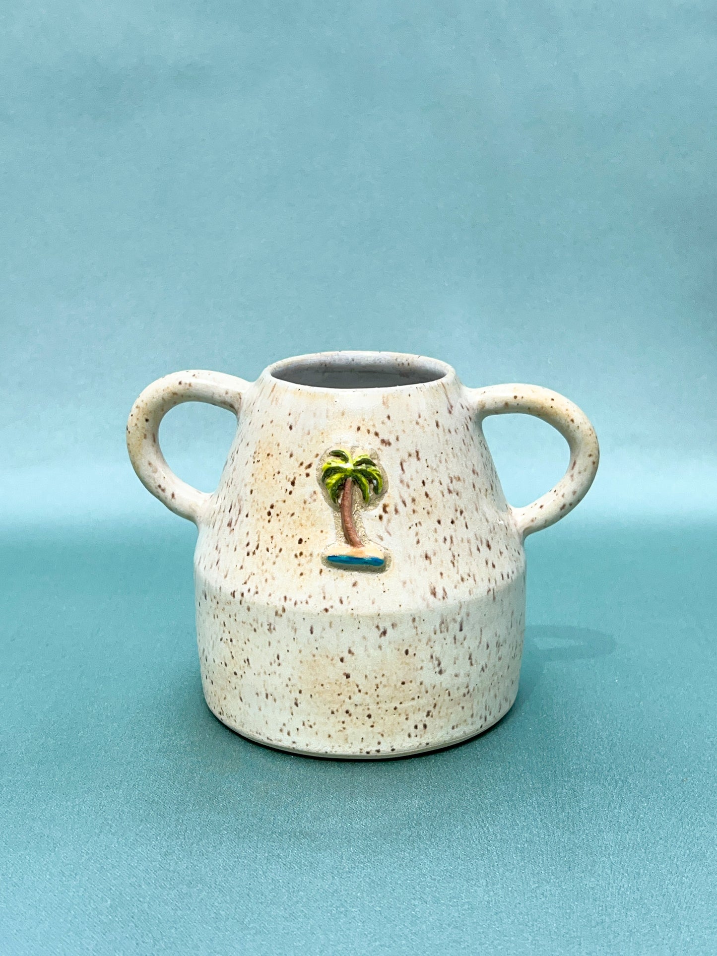 Speckle Palmtree Vase