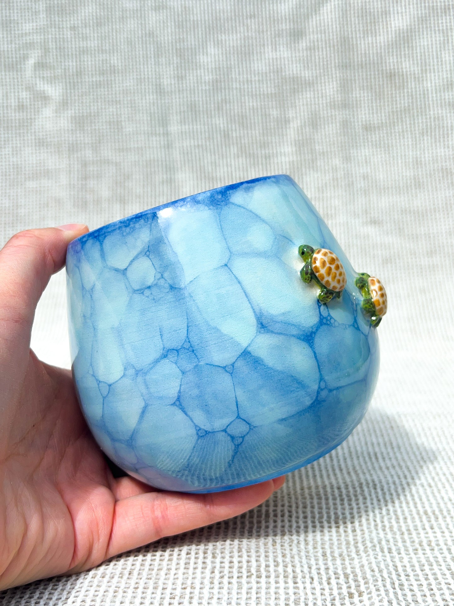 Double Honu Ocean Mug