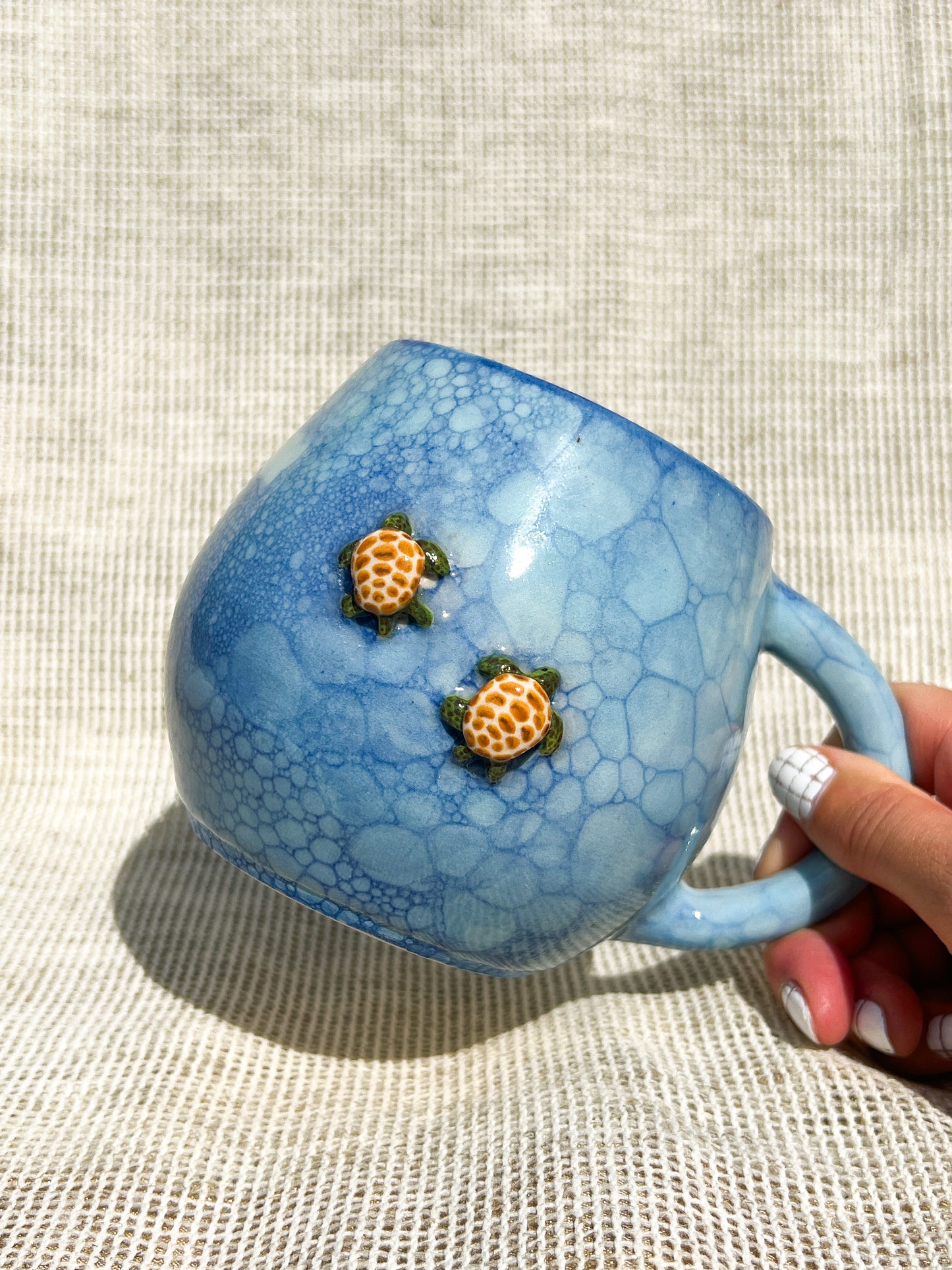 Double Honu Ocean Mug