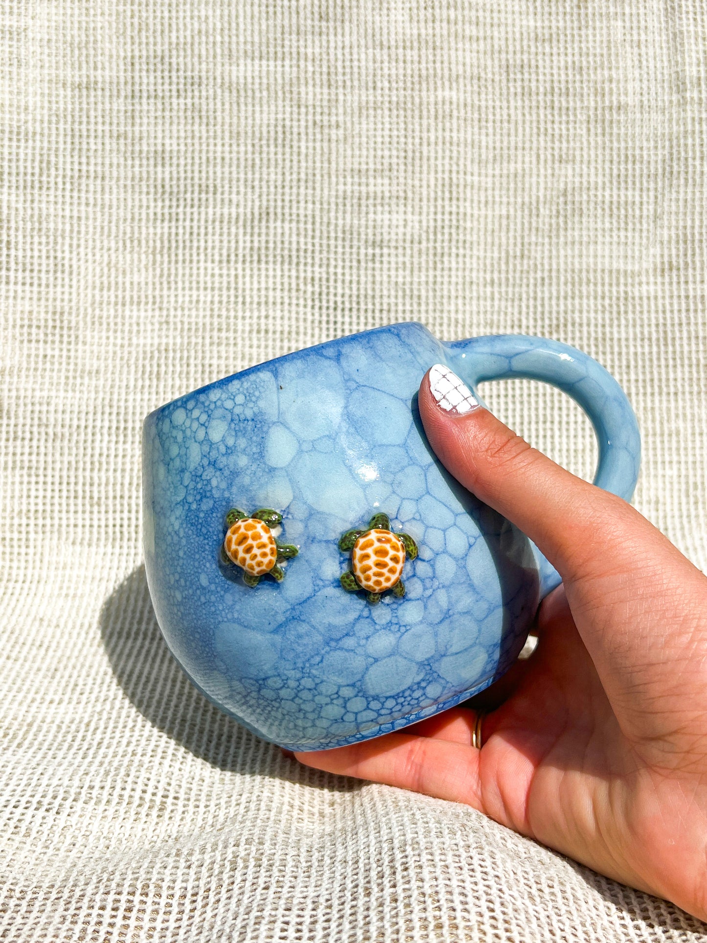 Double Honu Ocean Mug