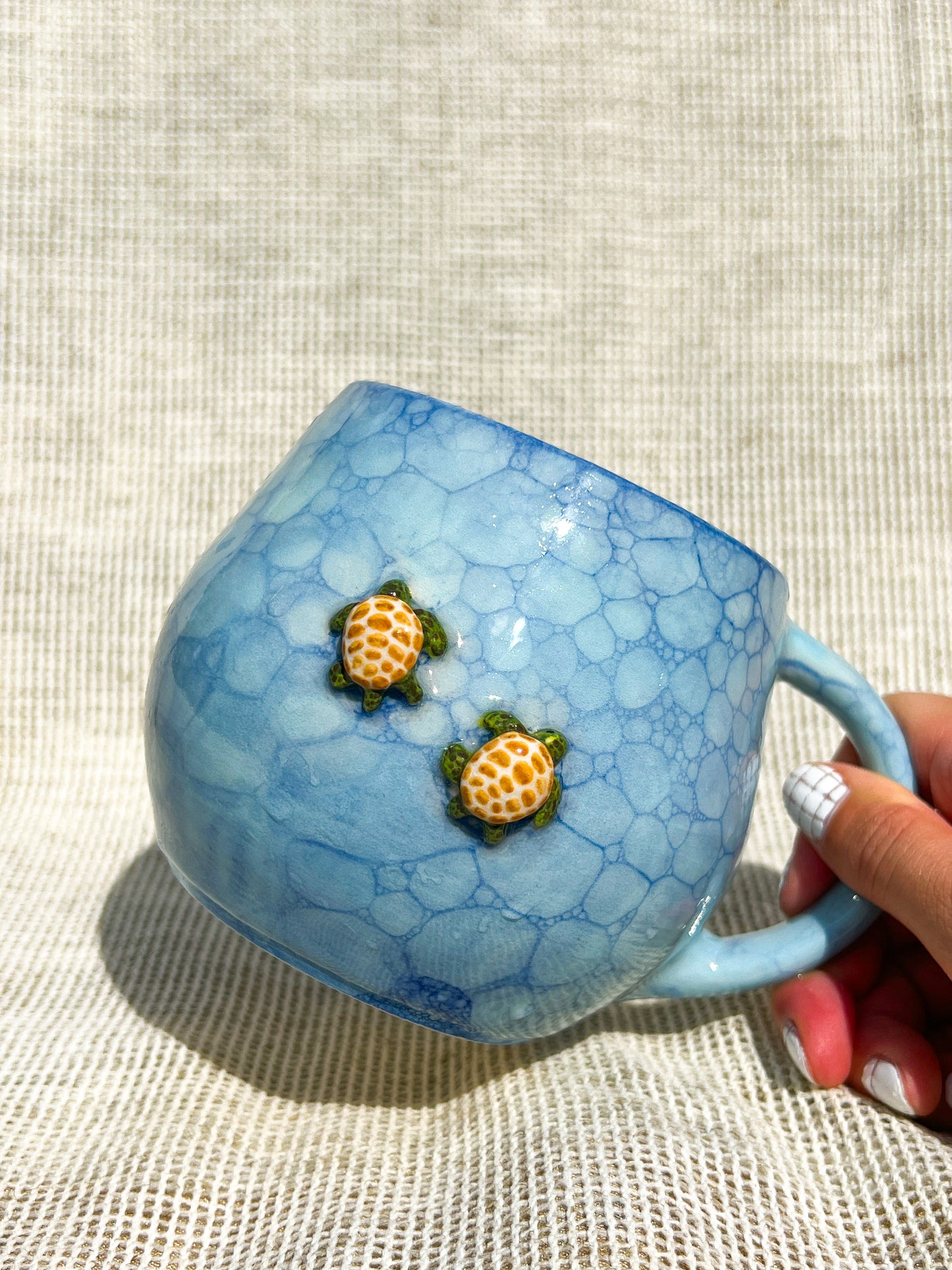 Double Honu Ocean Mug