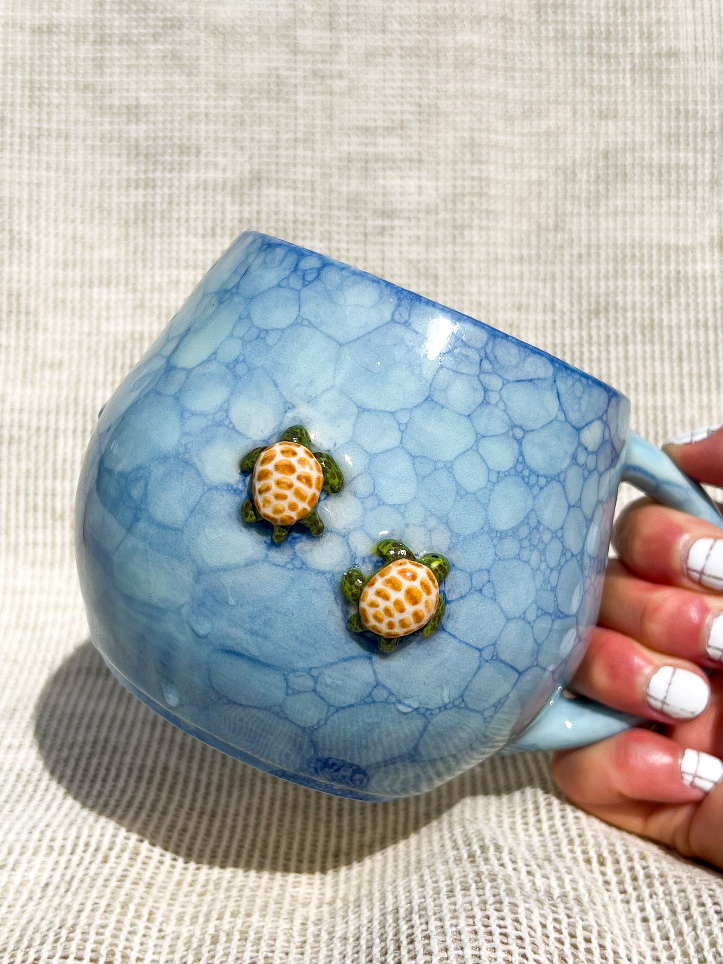 Double Honu Ocean Mug