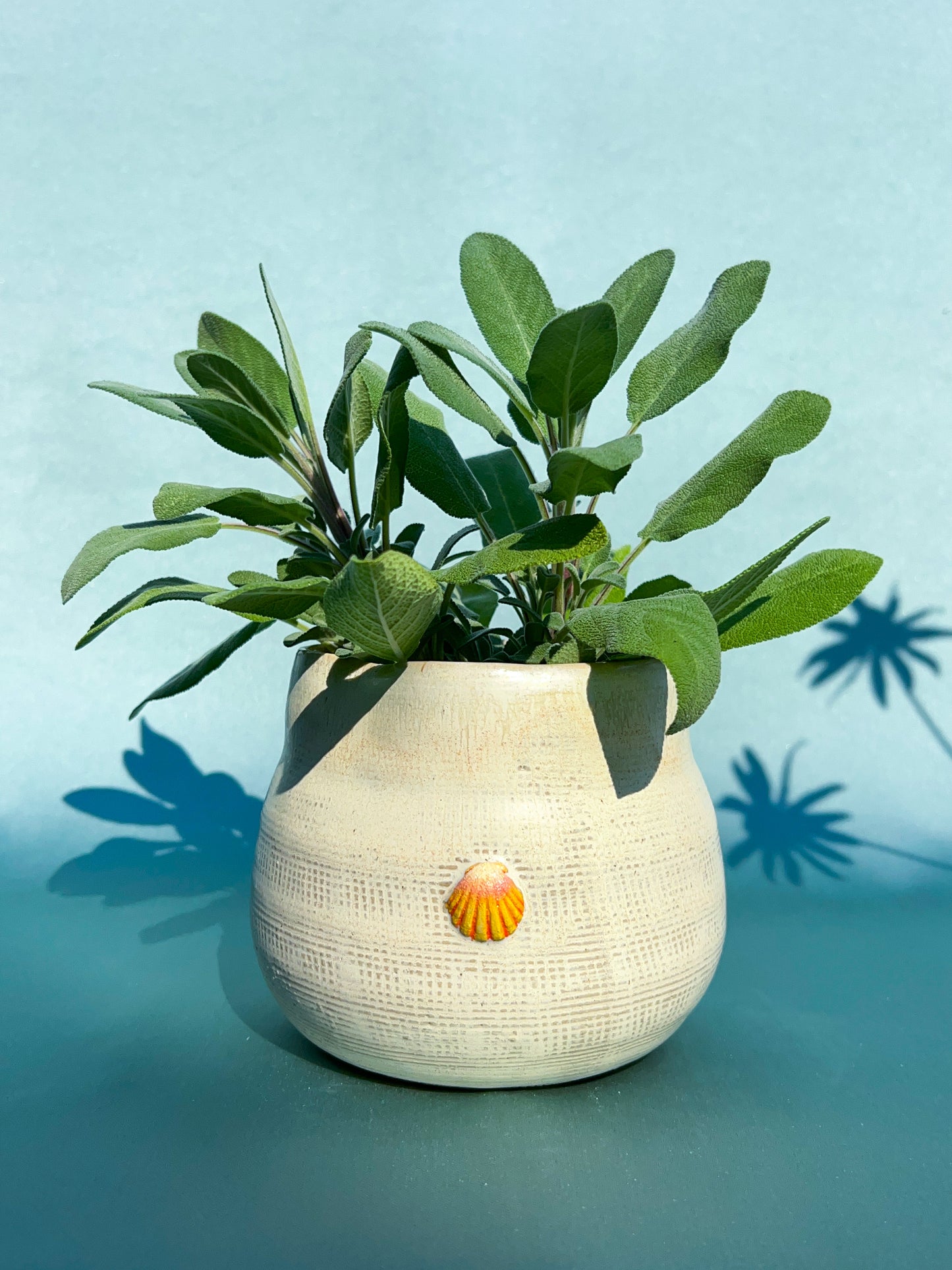 Sunrise Burlap Bag Vase