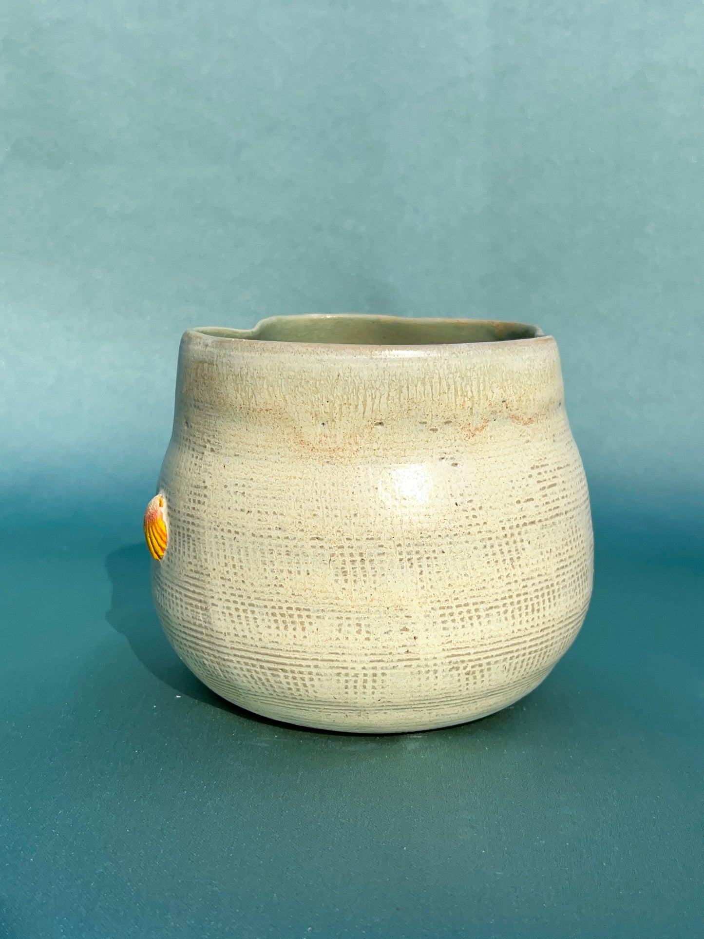 Sunrise Burlap Bag Vase