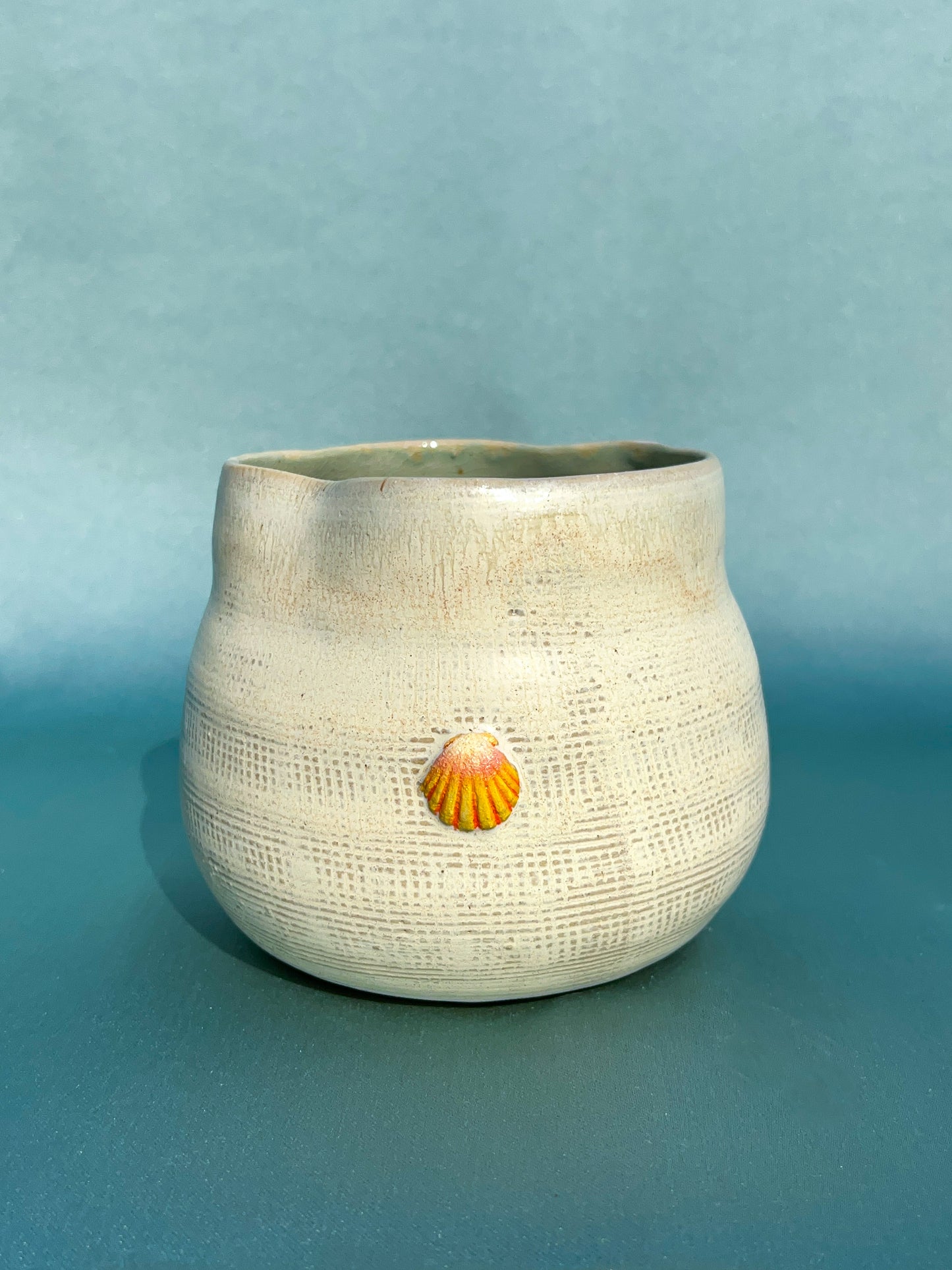 Sunrise Burlap Bag Vase