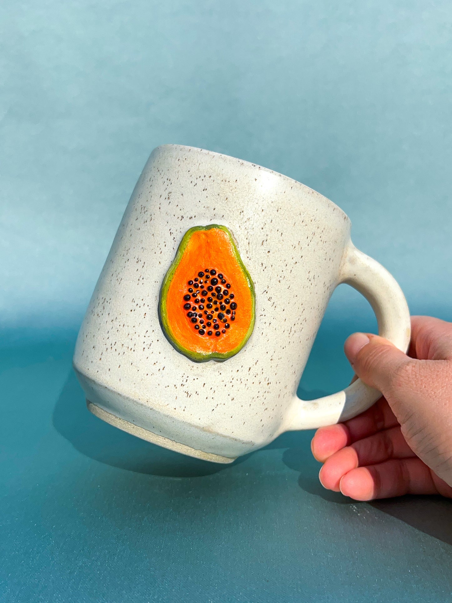 Speckle Papaya Mug