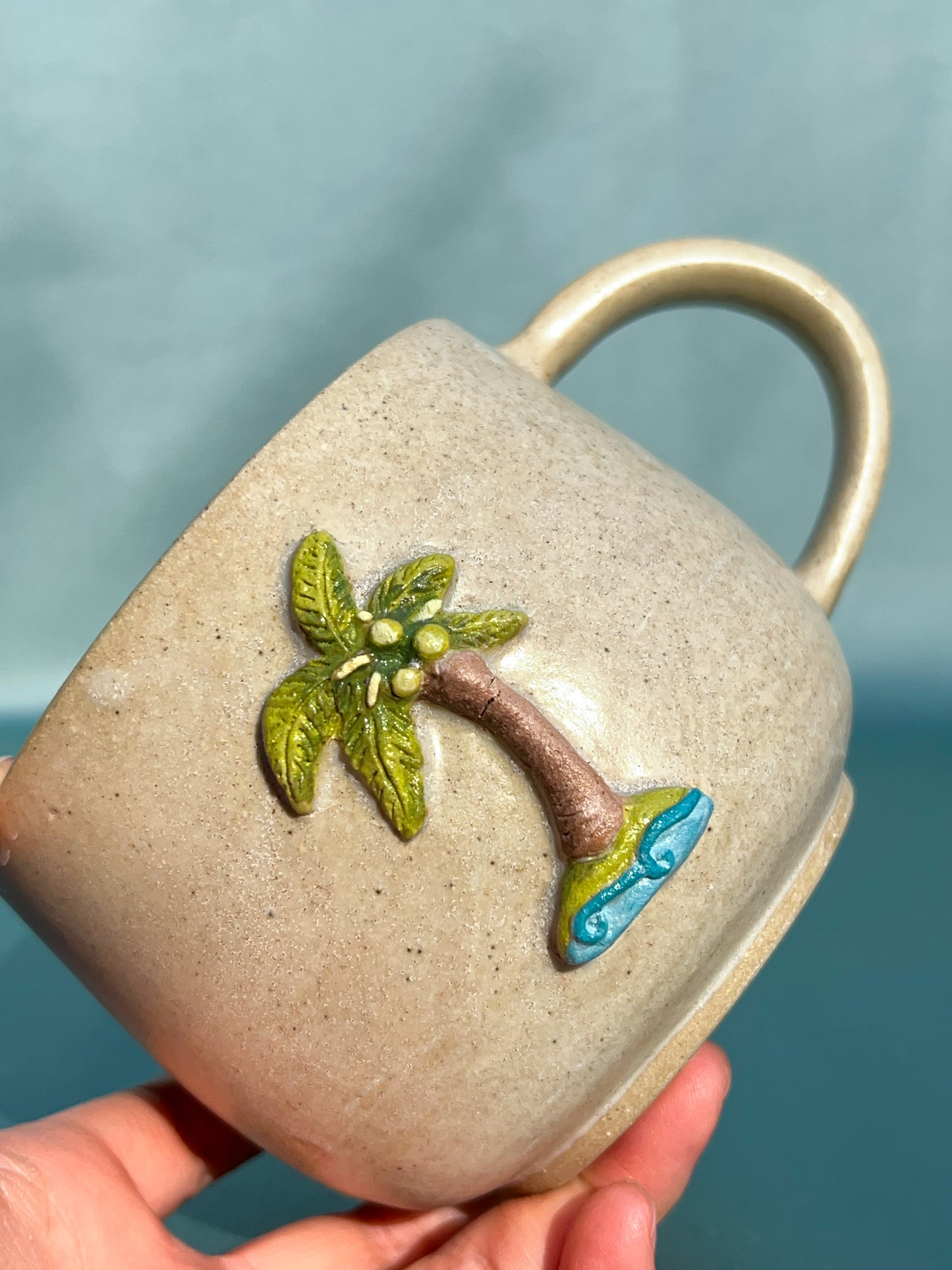 Tropical Island Sandy Mug