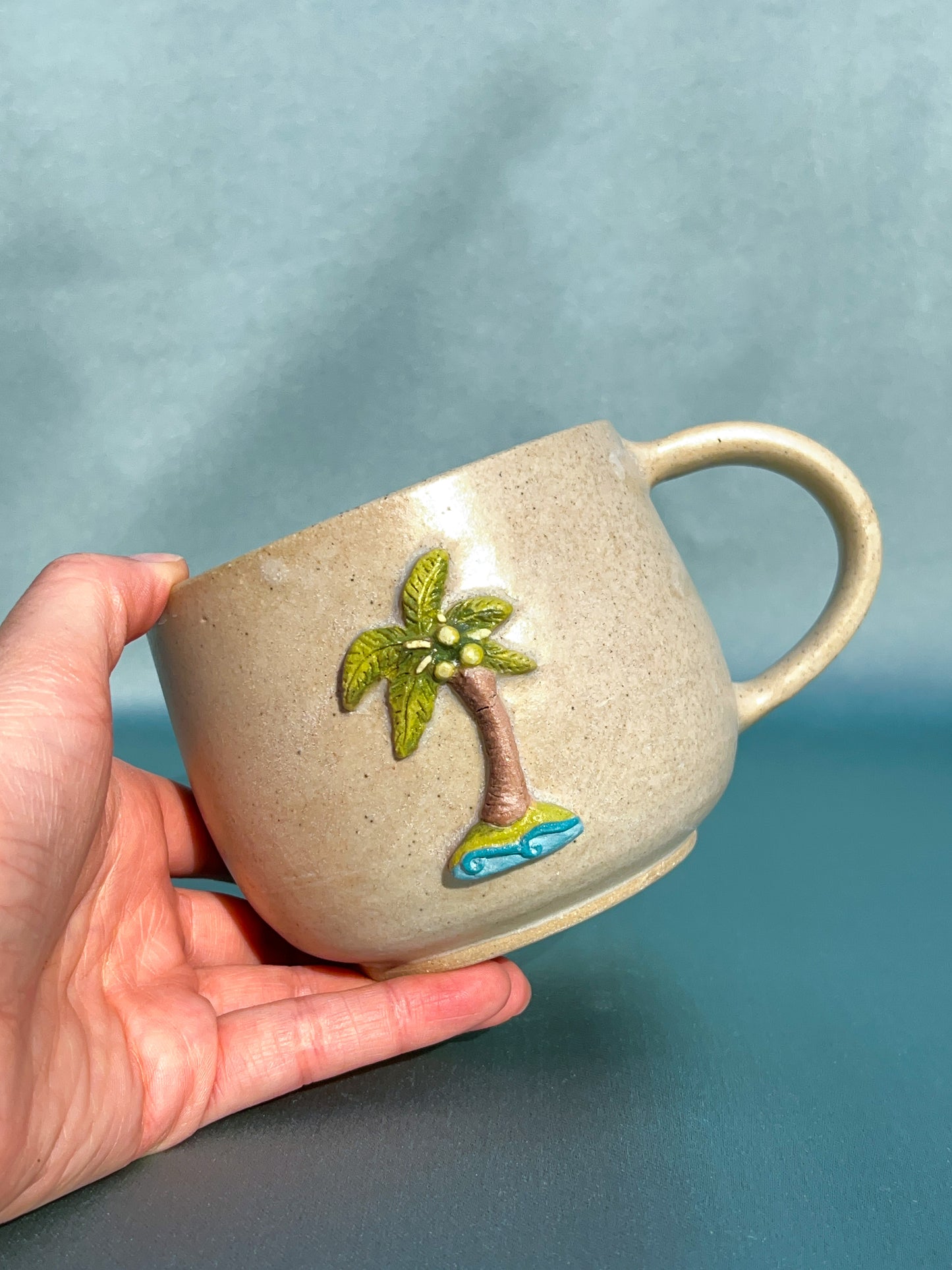 Tropical Island Sandy Mug