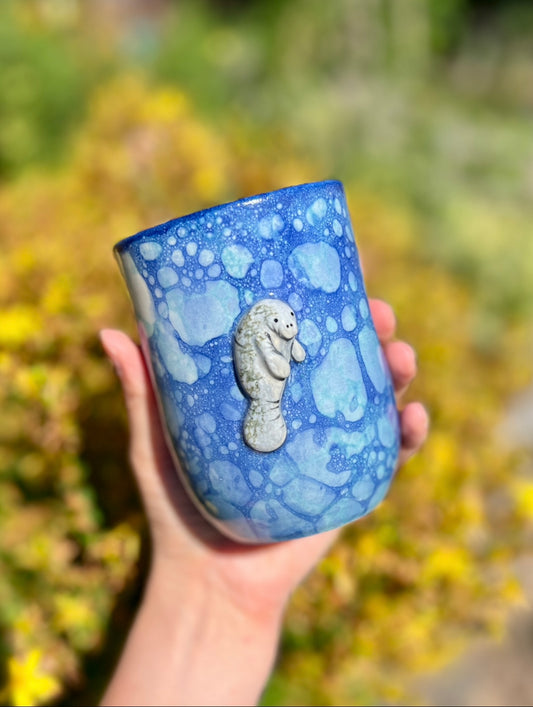 Manatee Bubble Tumbler (18oz)