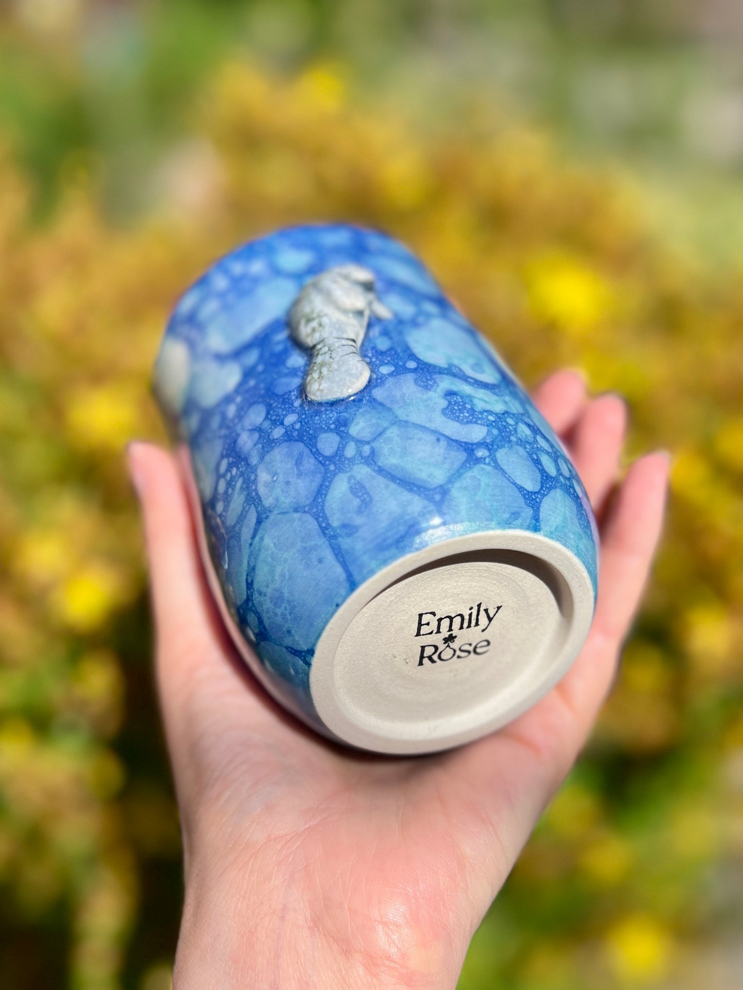 Manatee Bubble Tumbler (18oz)