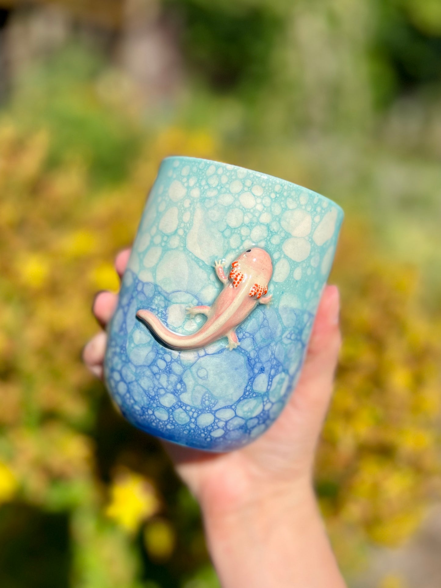 Axolotl Bubble Tumbler (16oz)