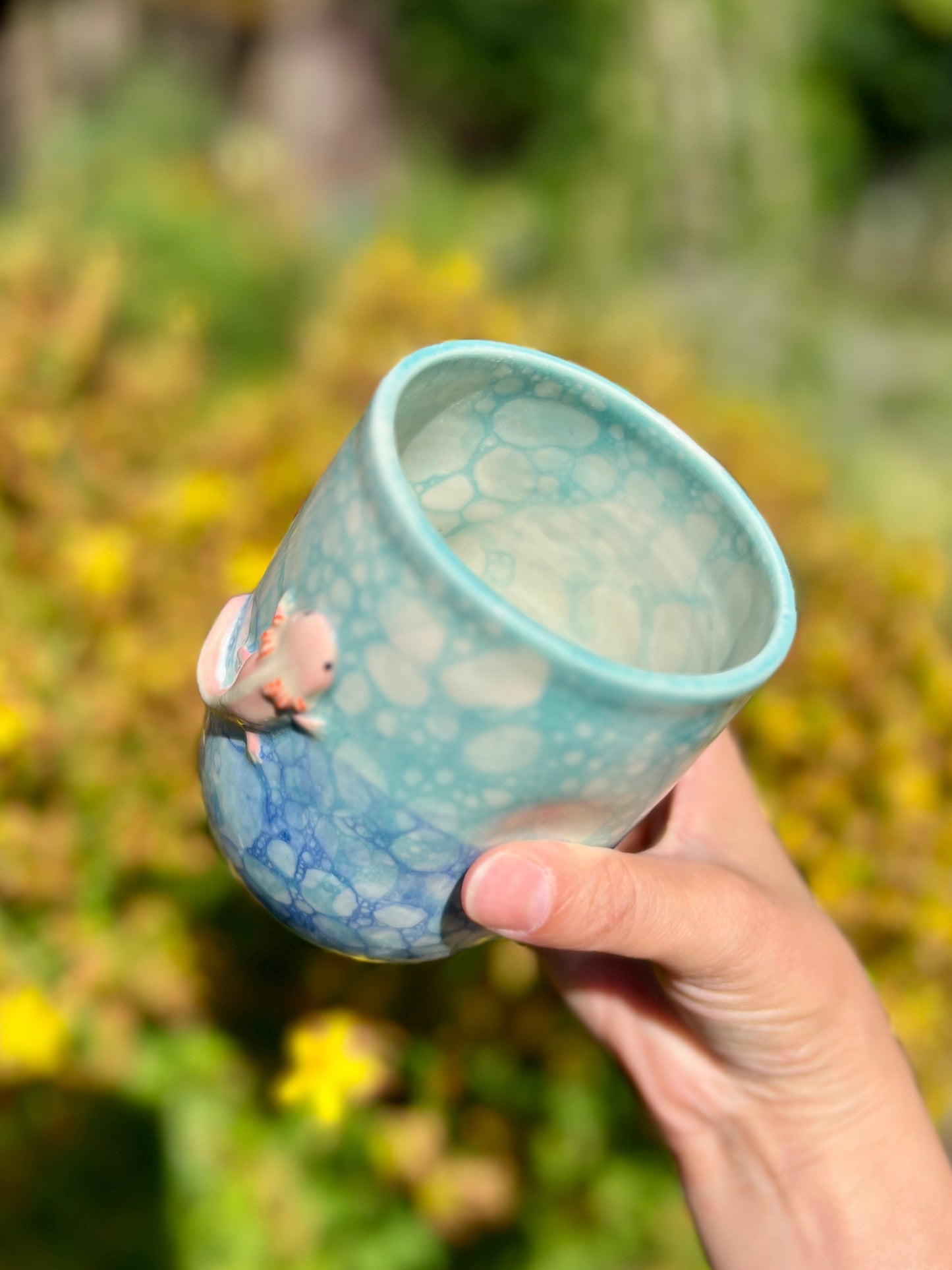 Axolotl Bubble Tumbler (16oz)