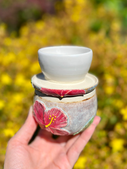 Double Hibiscus Butter Bell (4oz)