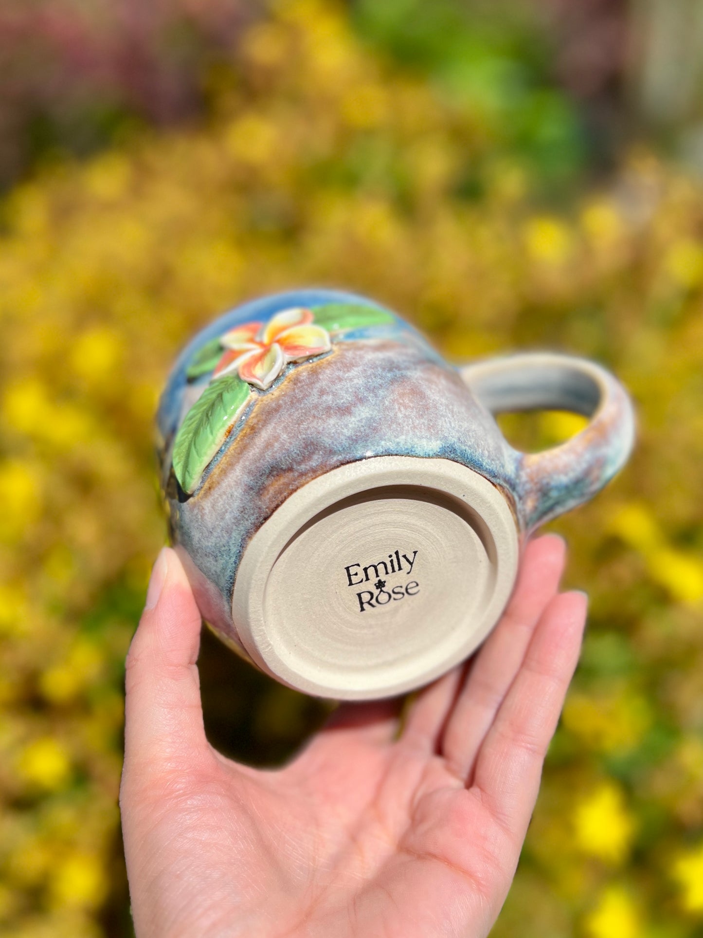 Mauna Mist Plumeria Mug (18oz)