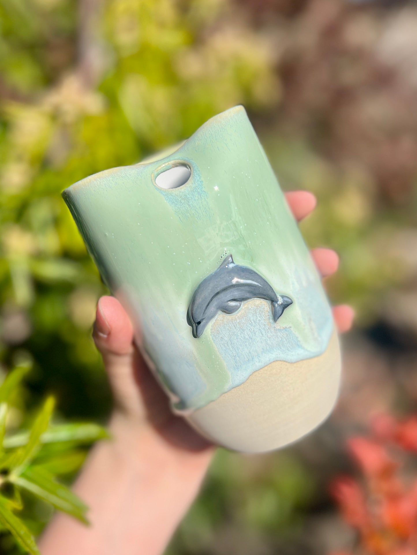 Dolphin Straw Tumbler (16oz)