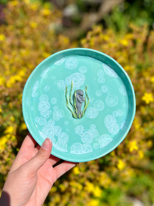 Manatee Grass Forest Plate (7" D)