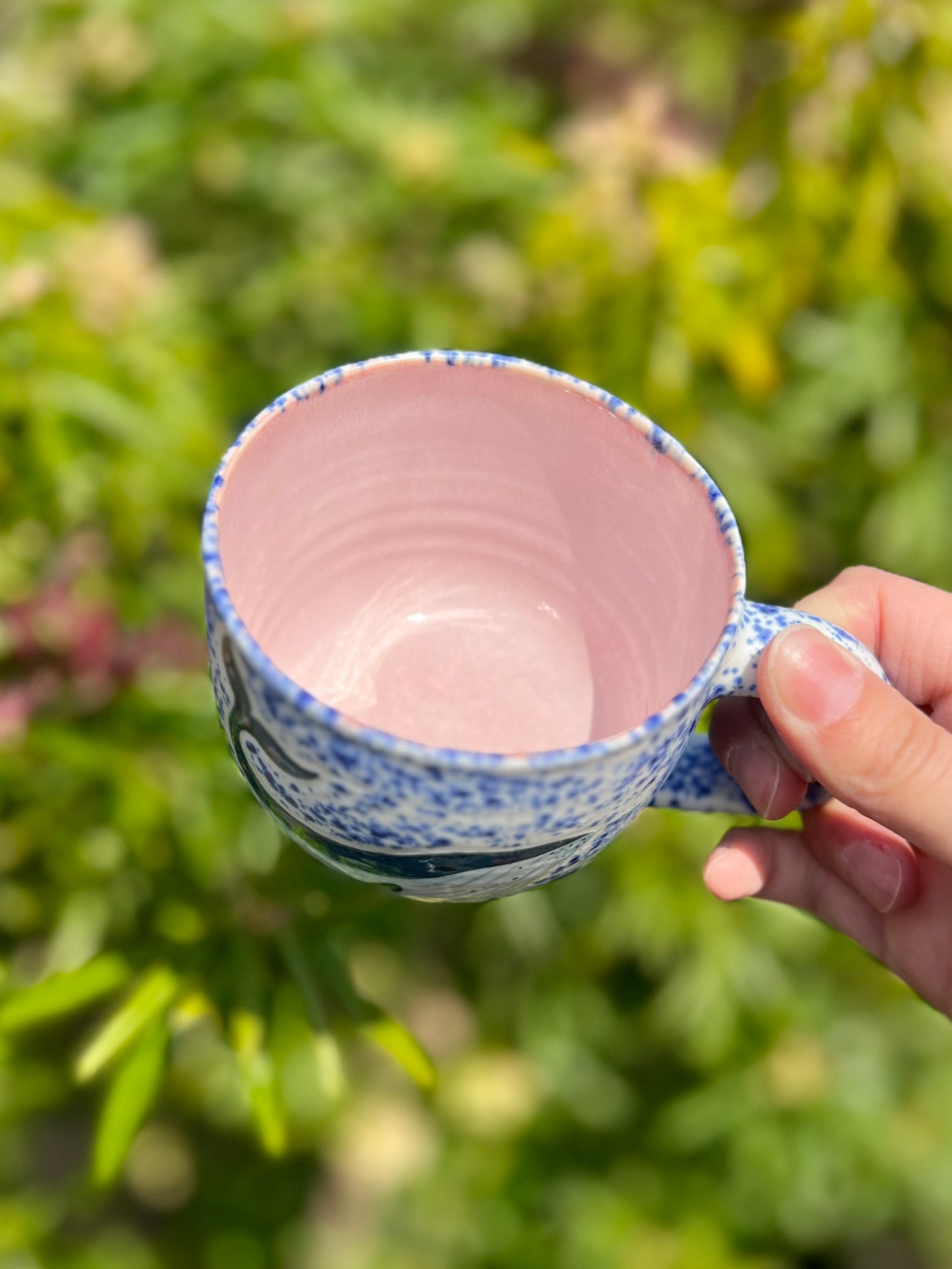 Hump Back Whale Mug - Porcelain (14oz)
