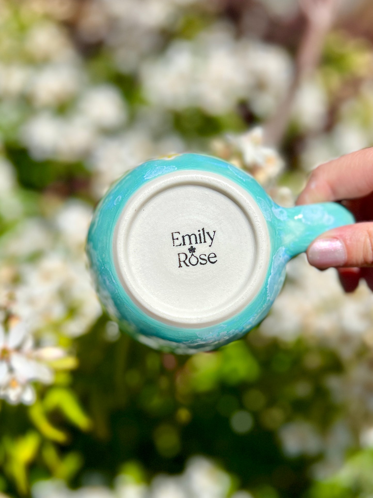 Plumeria Mug - Porcelain (14oz)