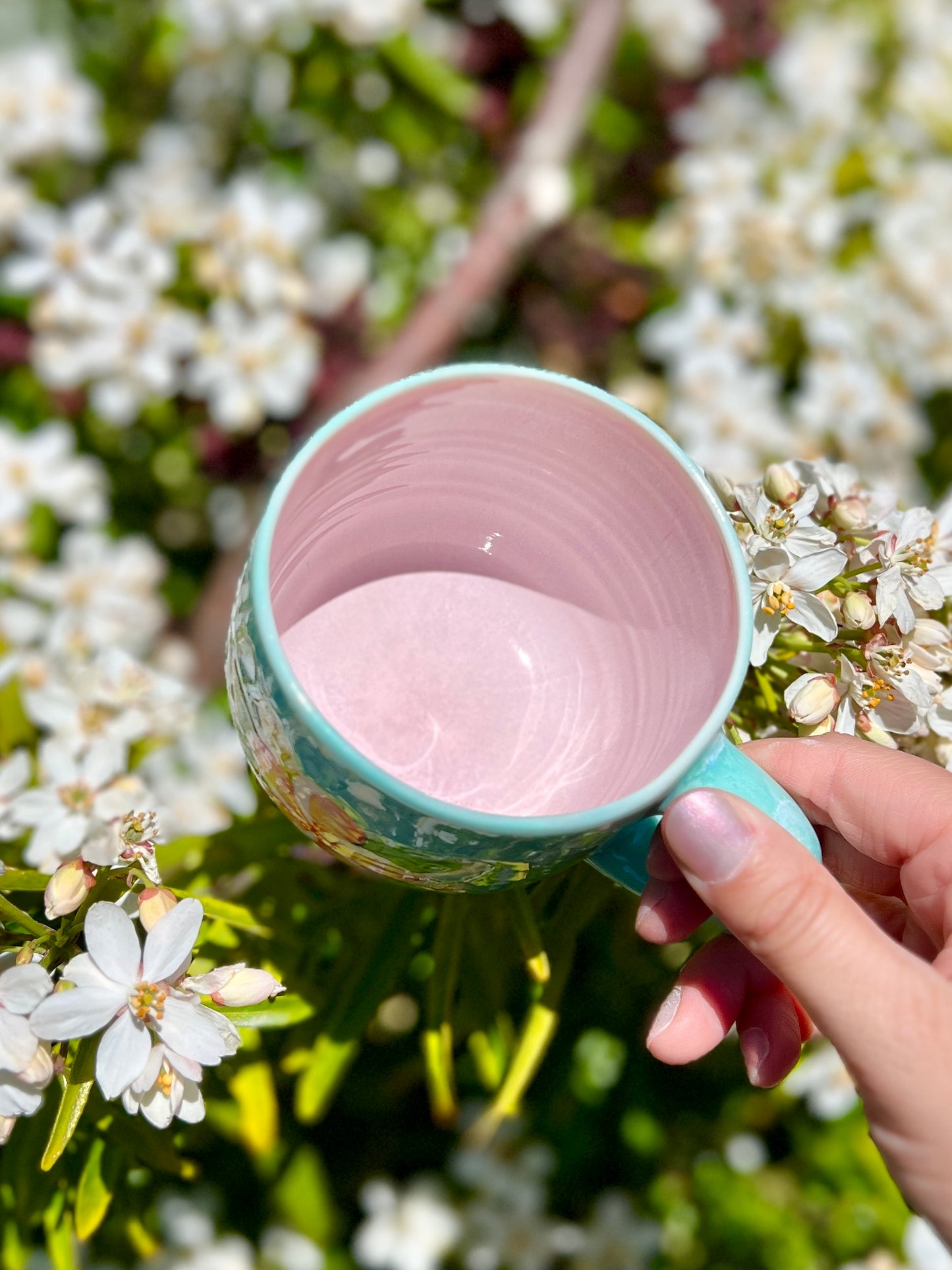 Plumeria Mug - Porcelain (14oz)