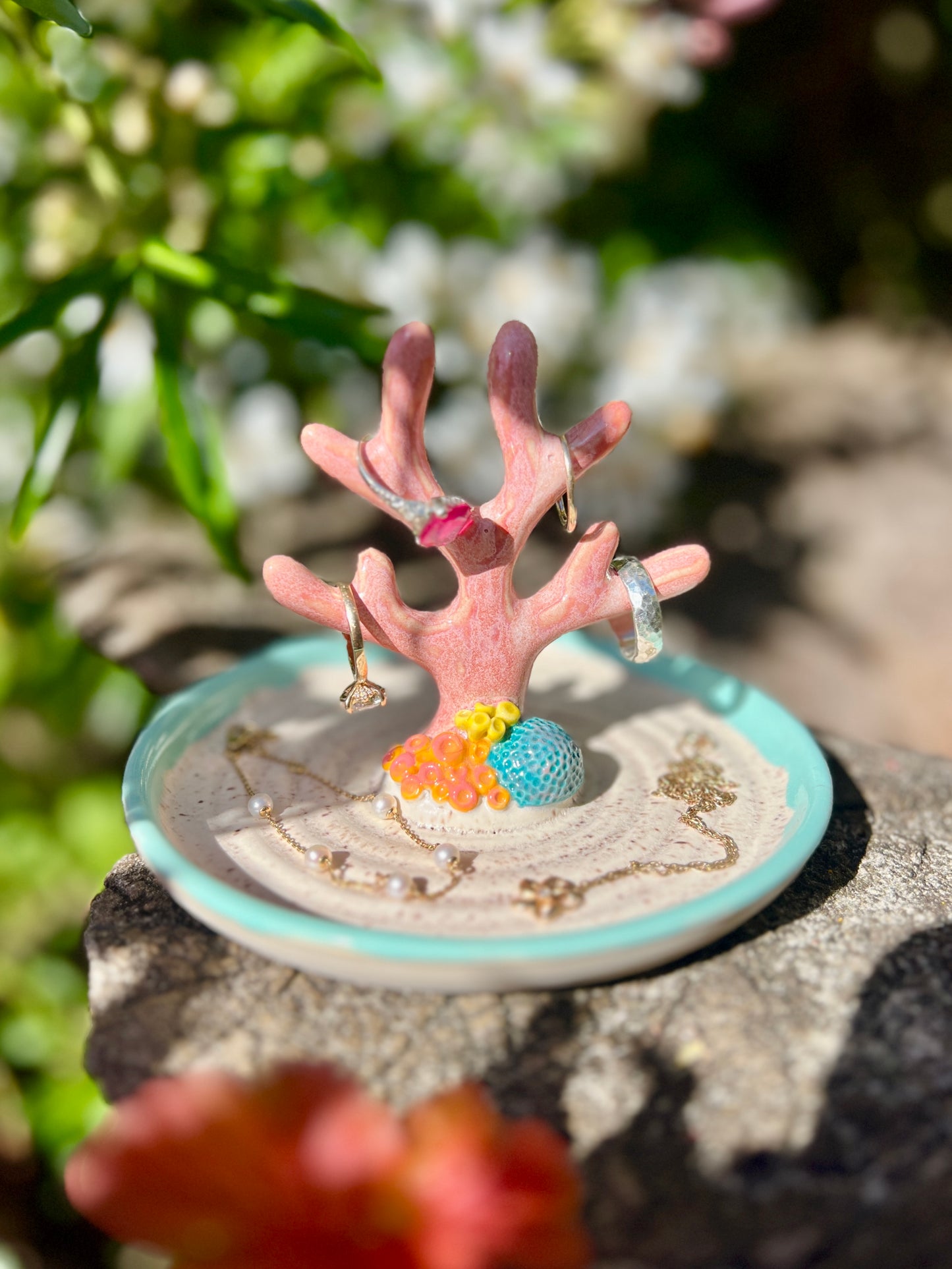 Coral Ring Holder