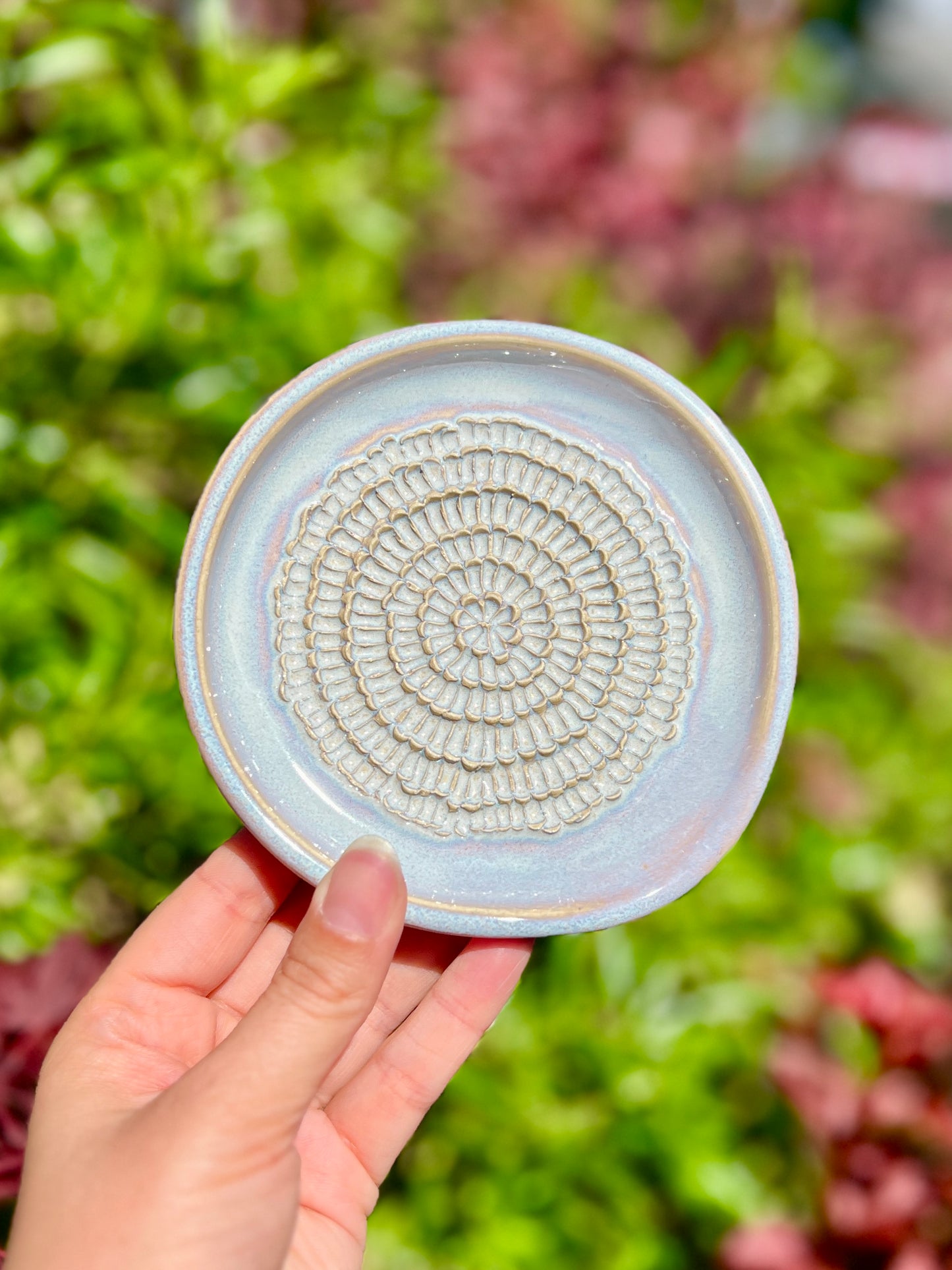 Moon Glow Garlic Grater Spoon Rest