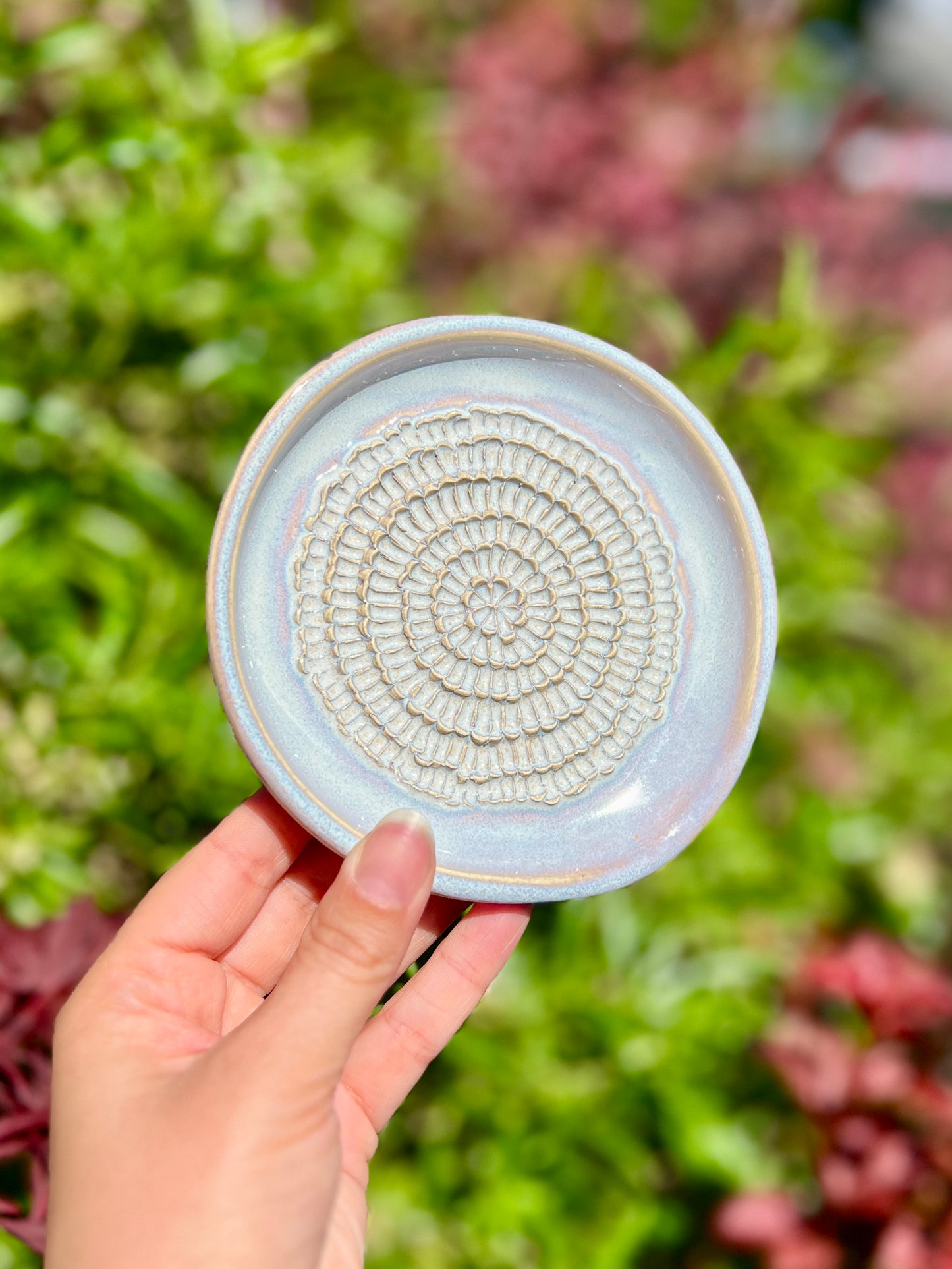 Moon Glow Garlic Grater Spoon Rest