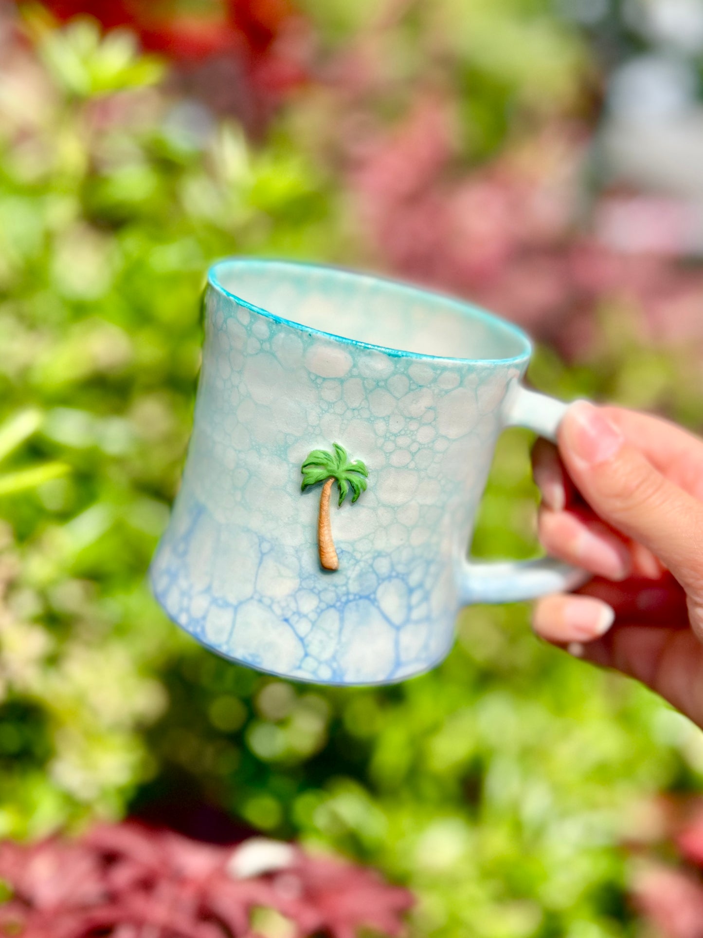 Palm Tree Diner Mug (16-18oz)