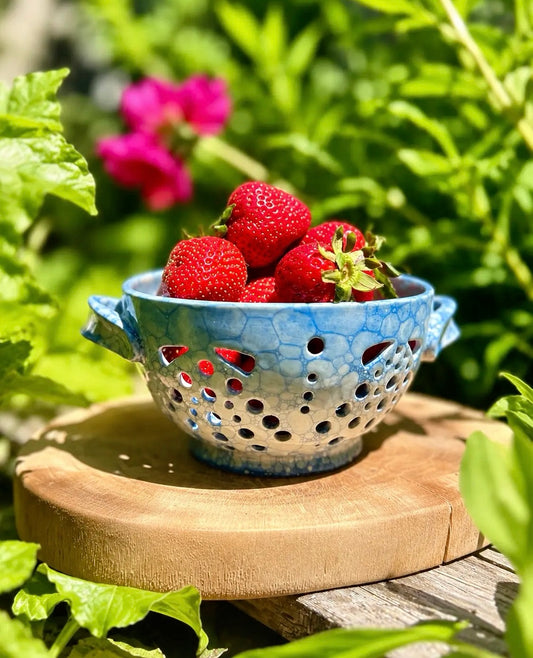 Shell Berry Strainer Bowl