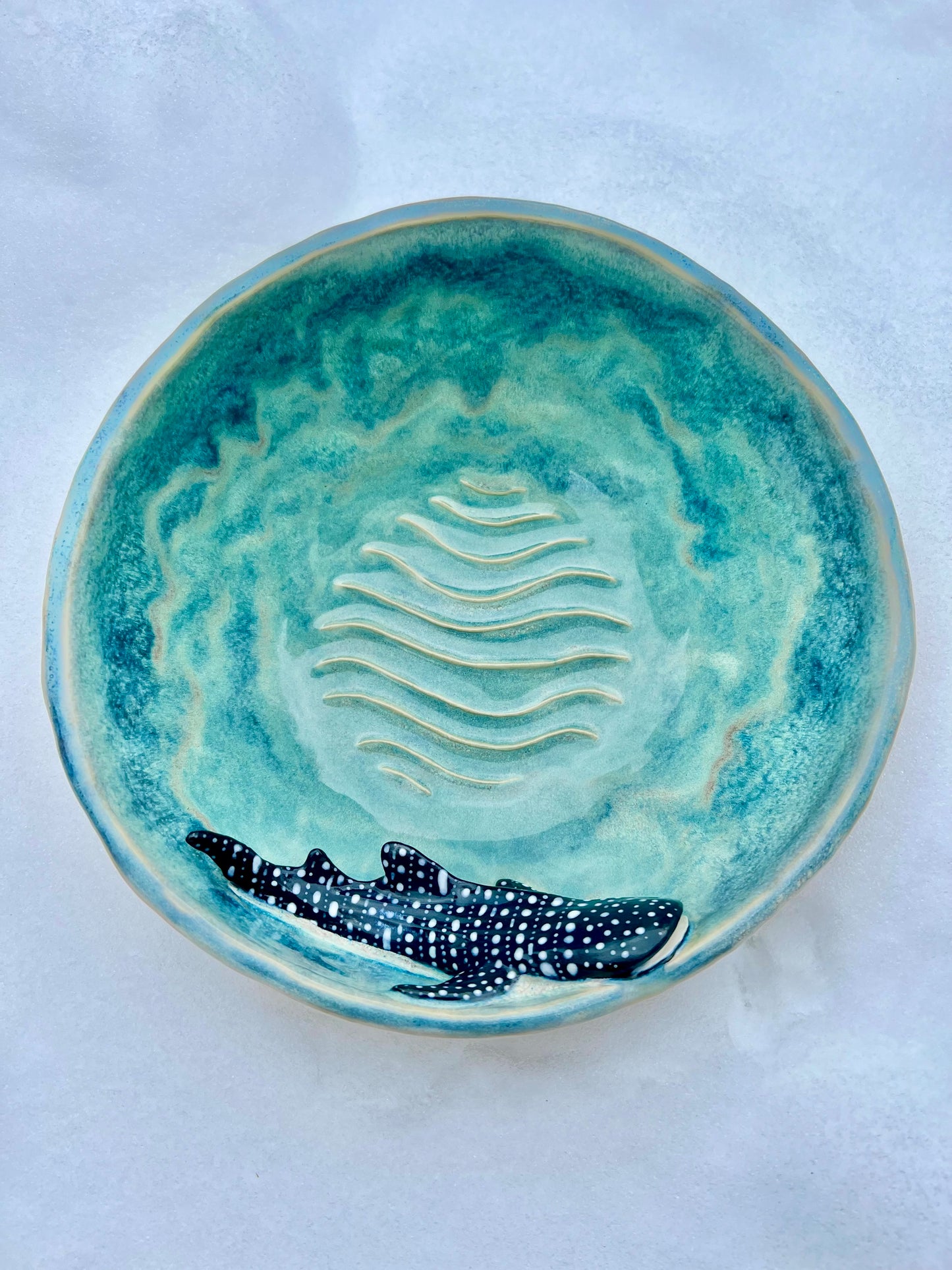 Whale Shark Moon Bowl