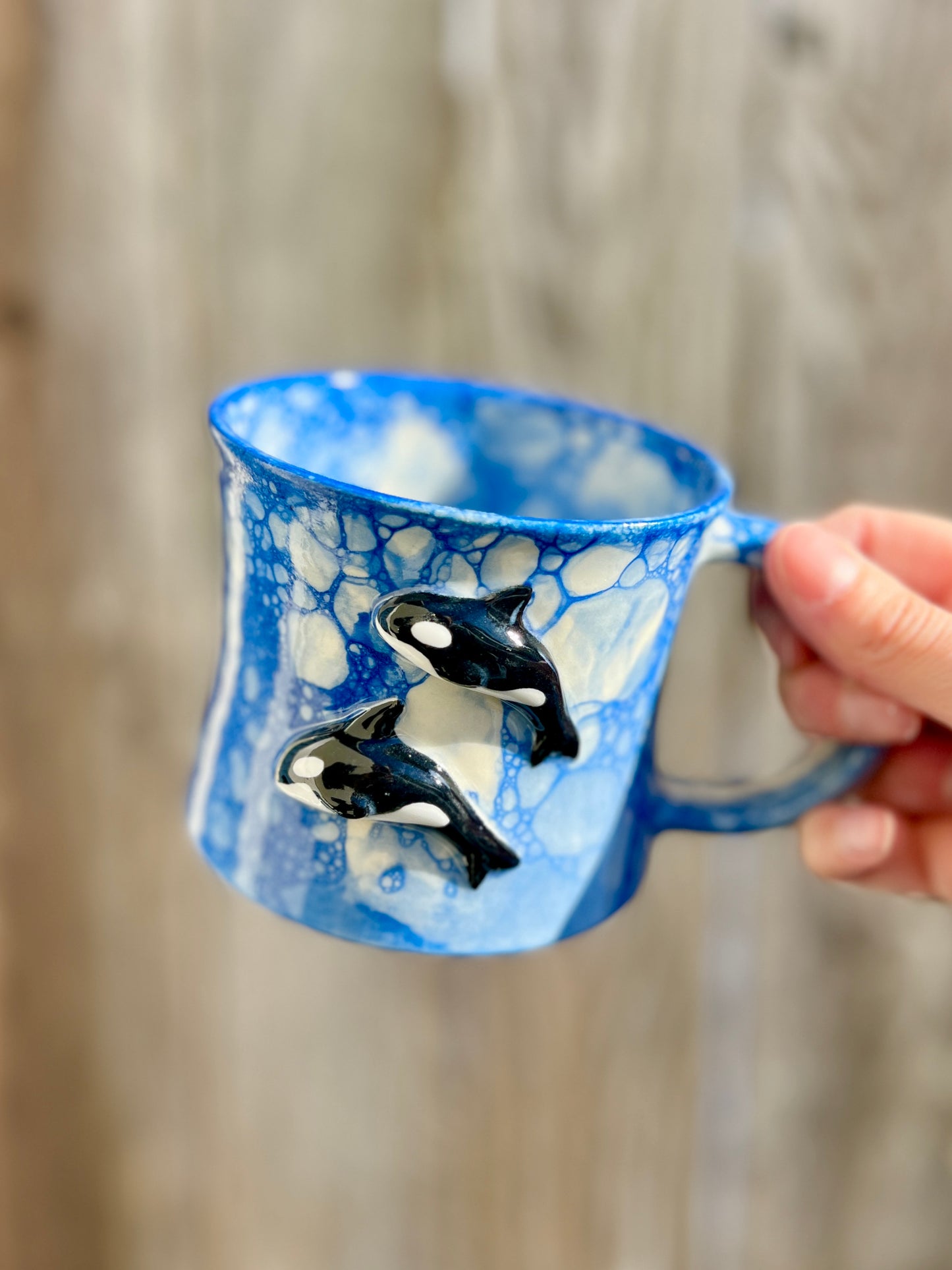 Double Orca Diner Mug (16oz)